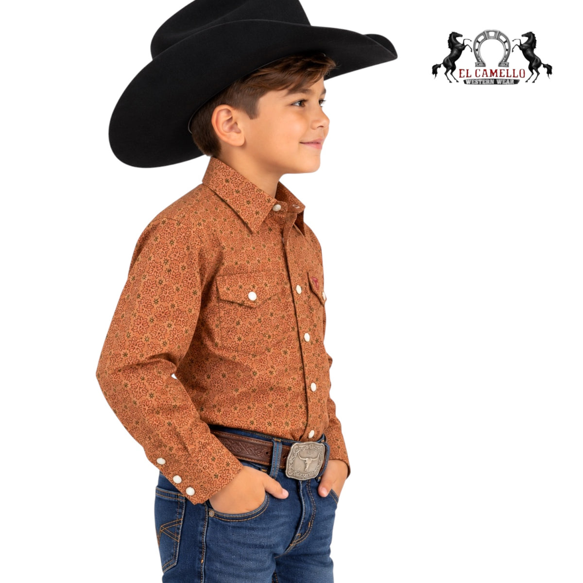 KIDS PLATINI CAMEL SHIRT