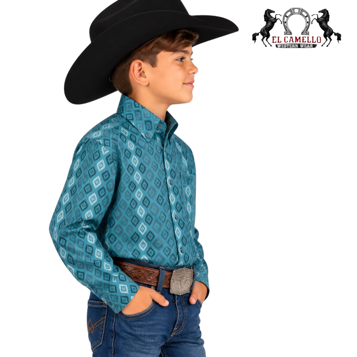 KiDS PLATINI TURQUOISE SHIRT