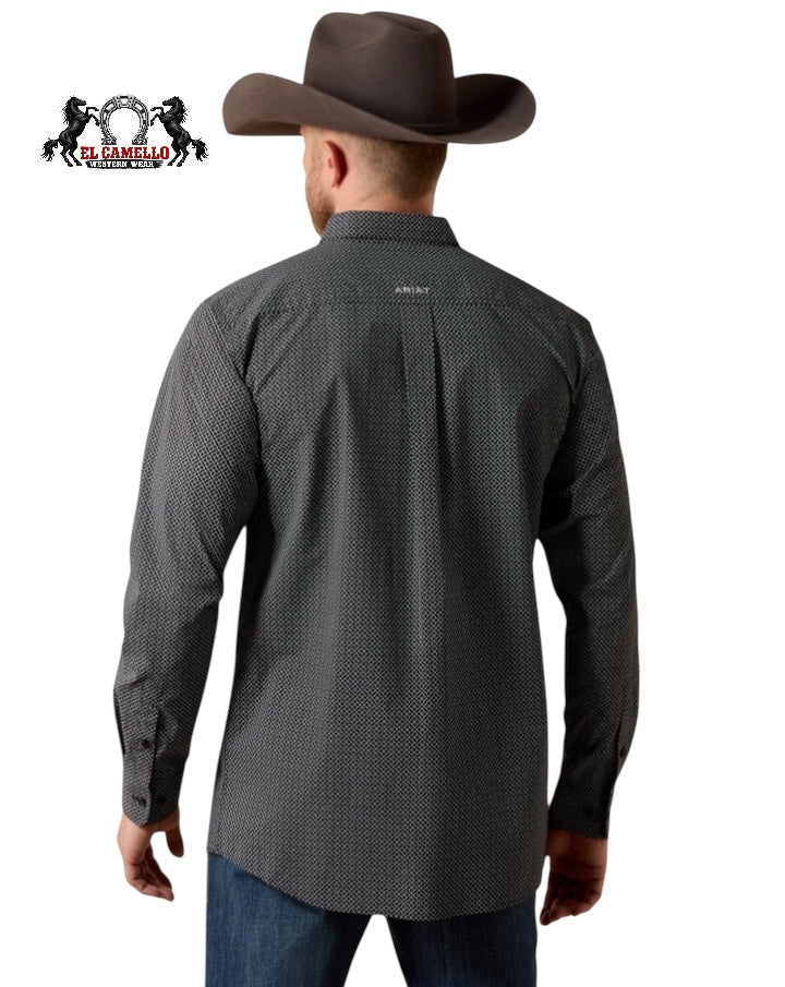 Ariat Men’s Black Medallion Print Western Shirt 10073630 – Classic Fit