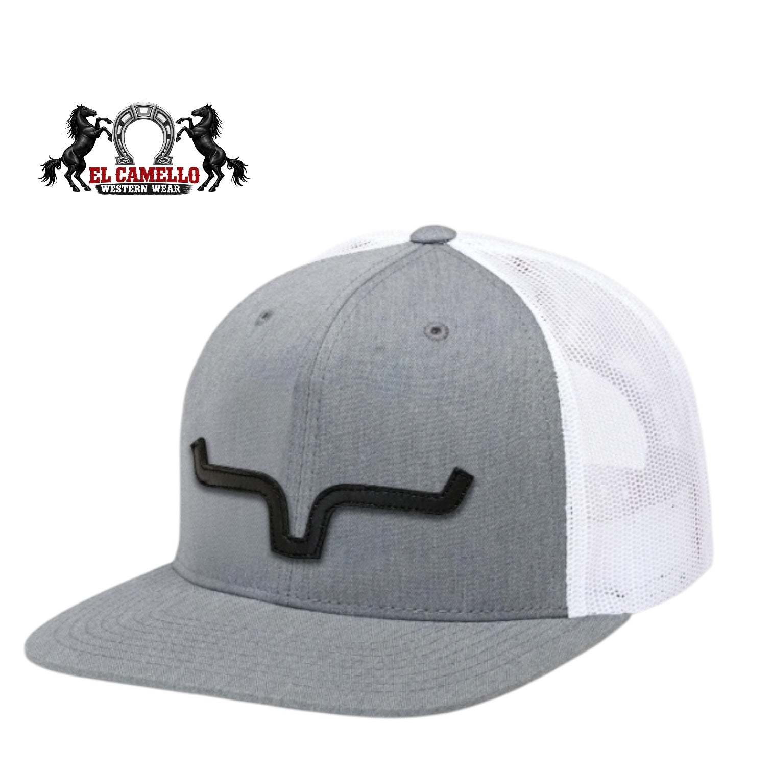 Kimes Ranch Grey Heather Mesh Snapback Cap