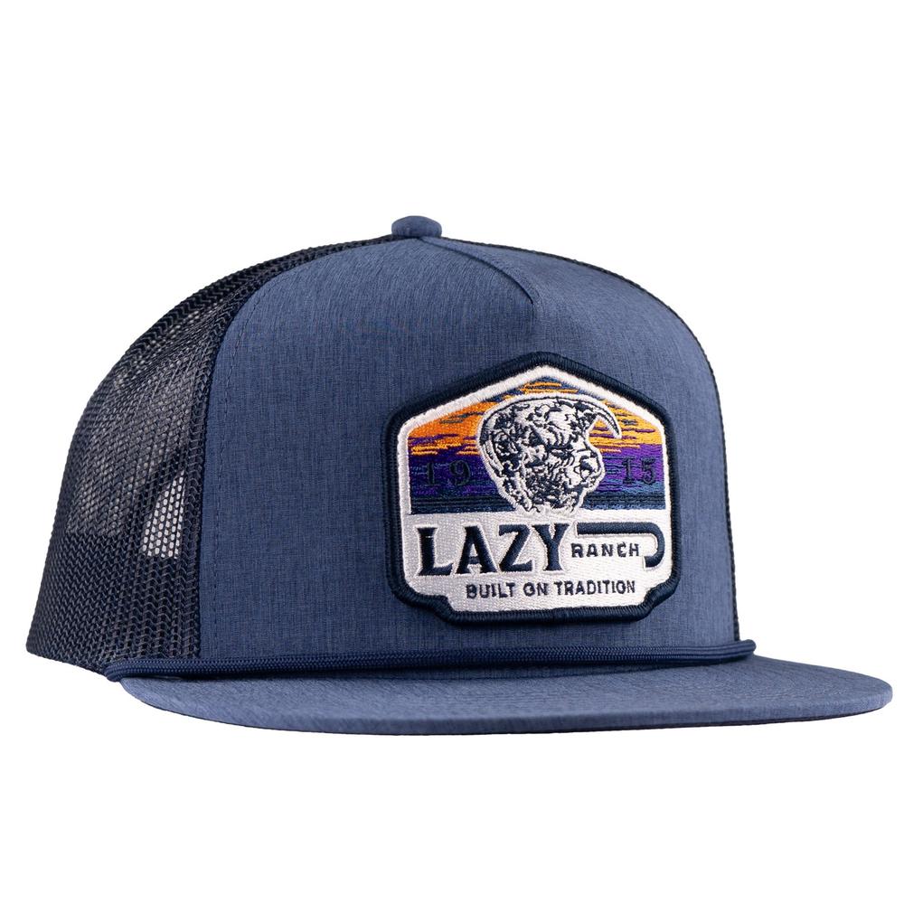 Lazy J Ranch Navy Bull Wagon Cap