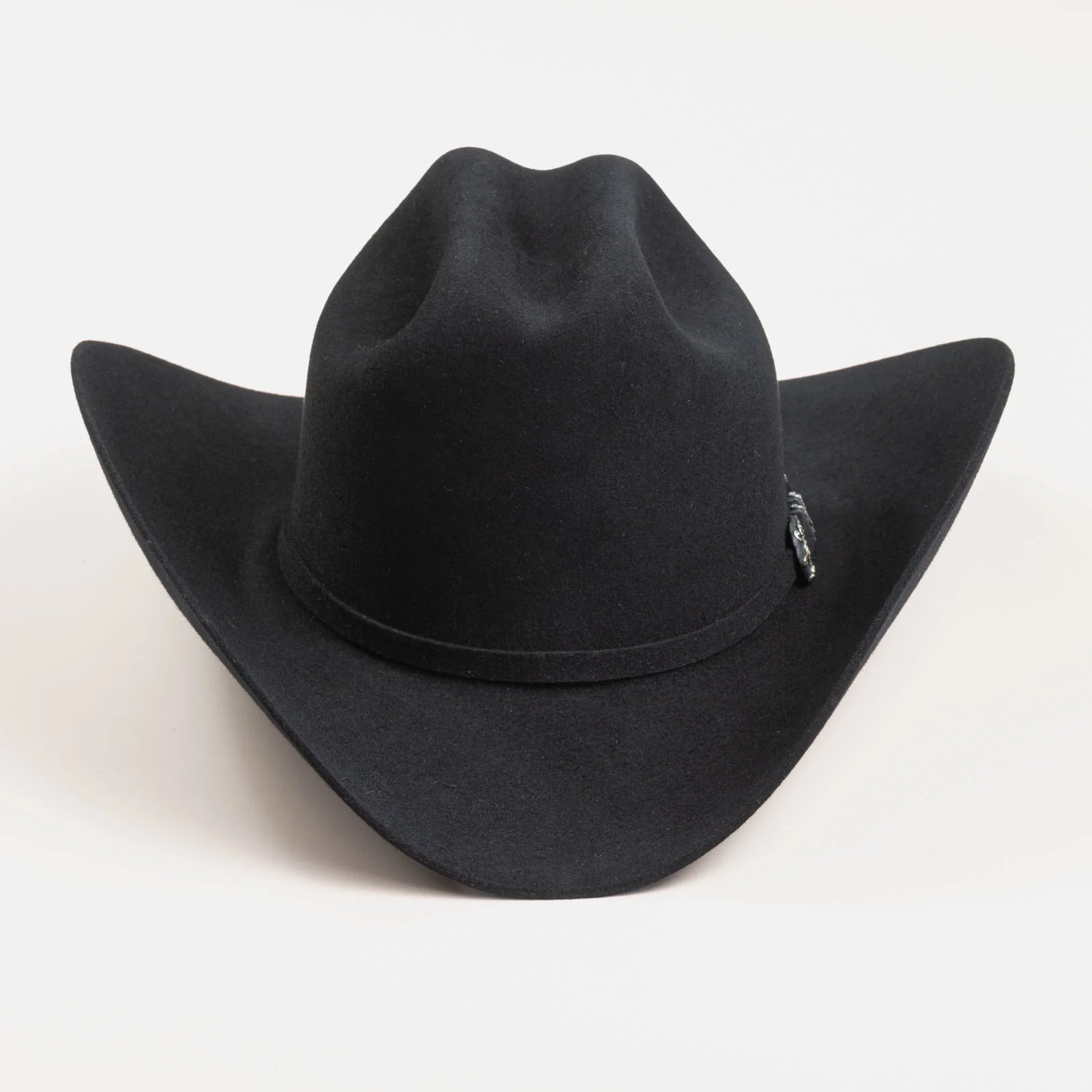 10X Jerarca in Black | Larry Mahan Fur Felt Western
