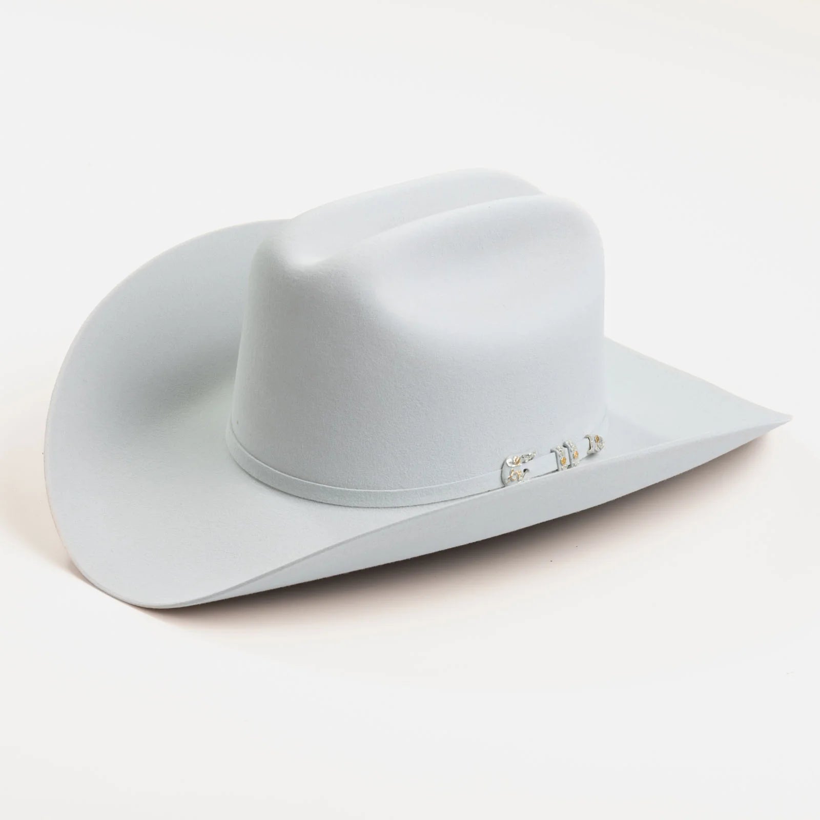 10X Jerarca in Platinum | Larry Mahan Fur Felt Western