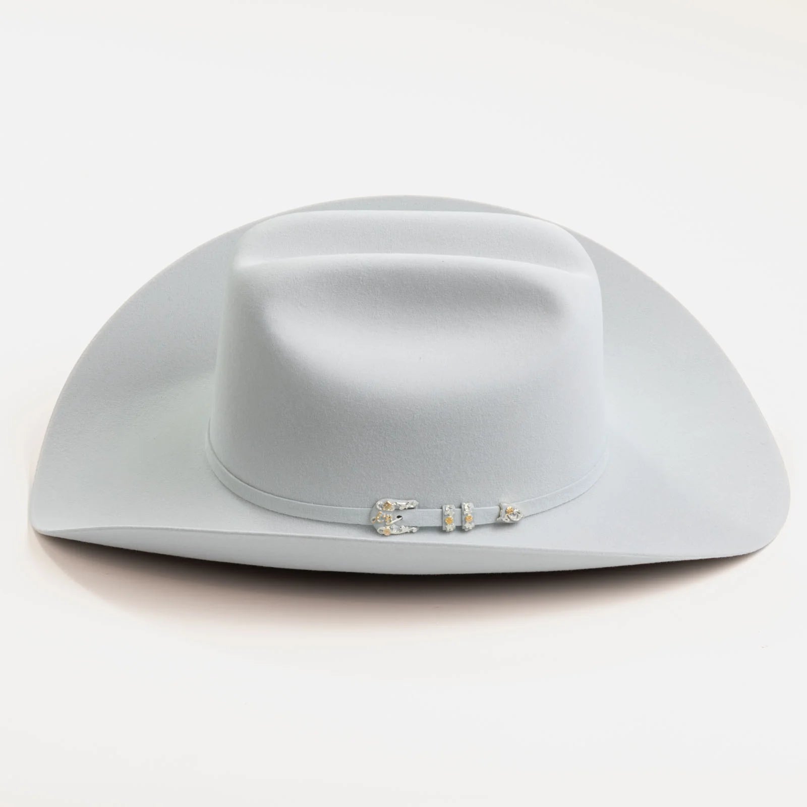 10X Jerarca in Platinum | Larry Mahan Fur Felt Western