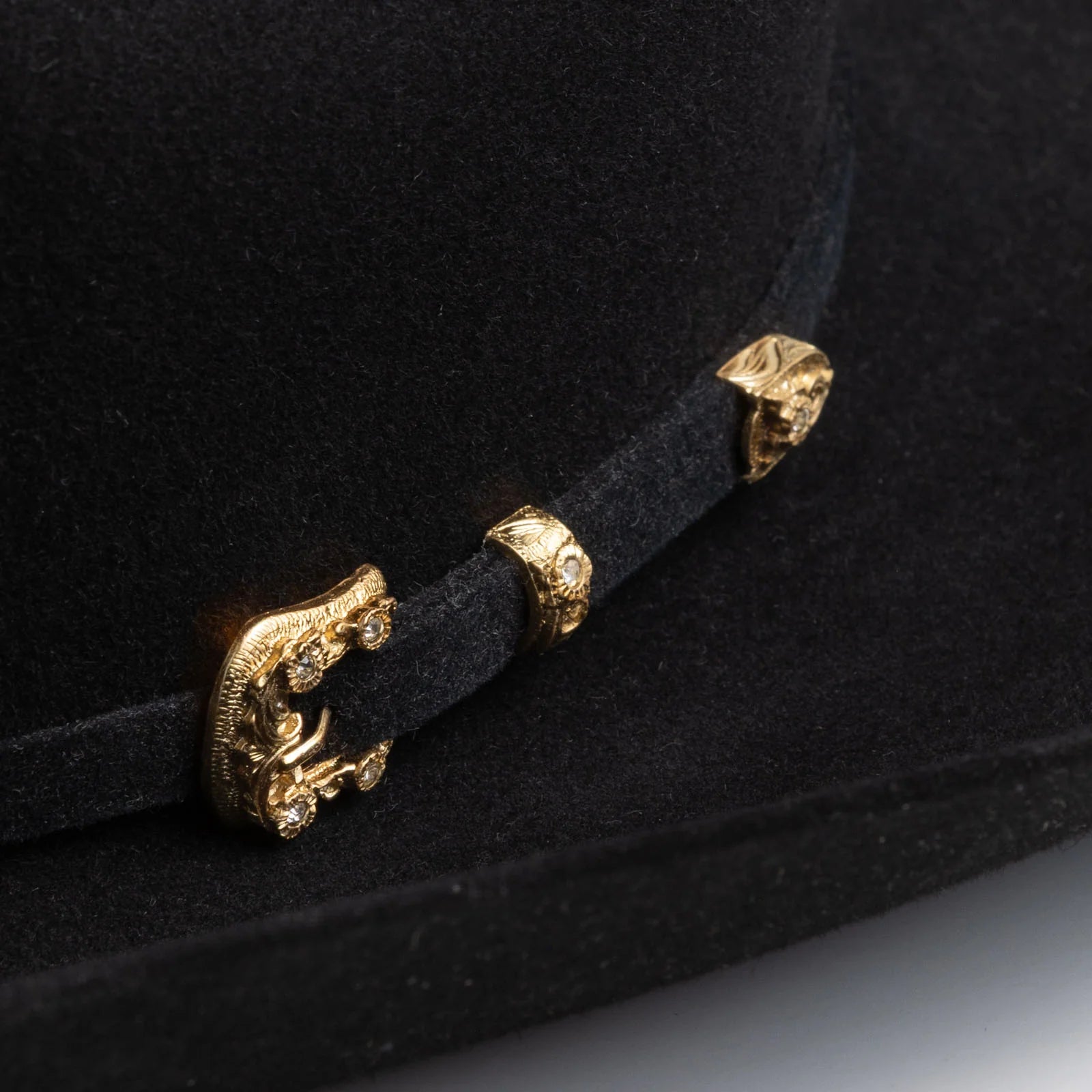 30X Opulento in Black | Larry Mahan Fur Felt Western