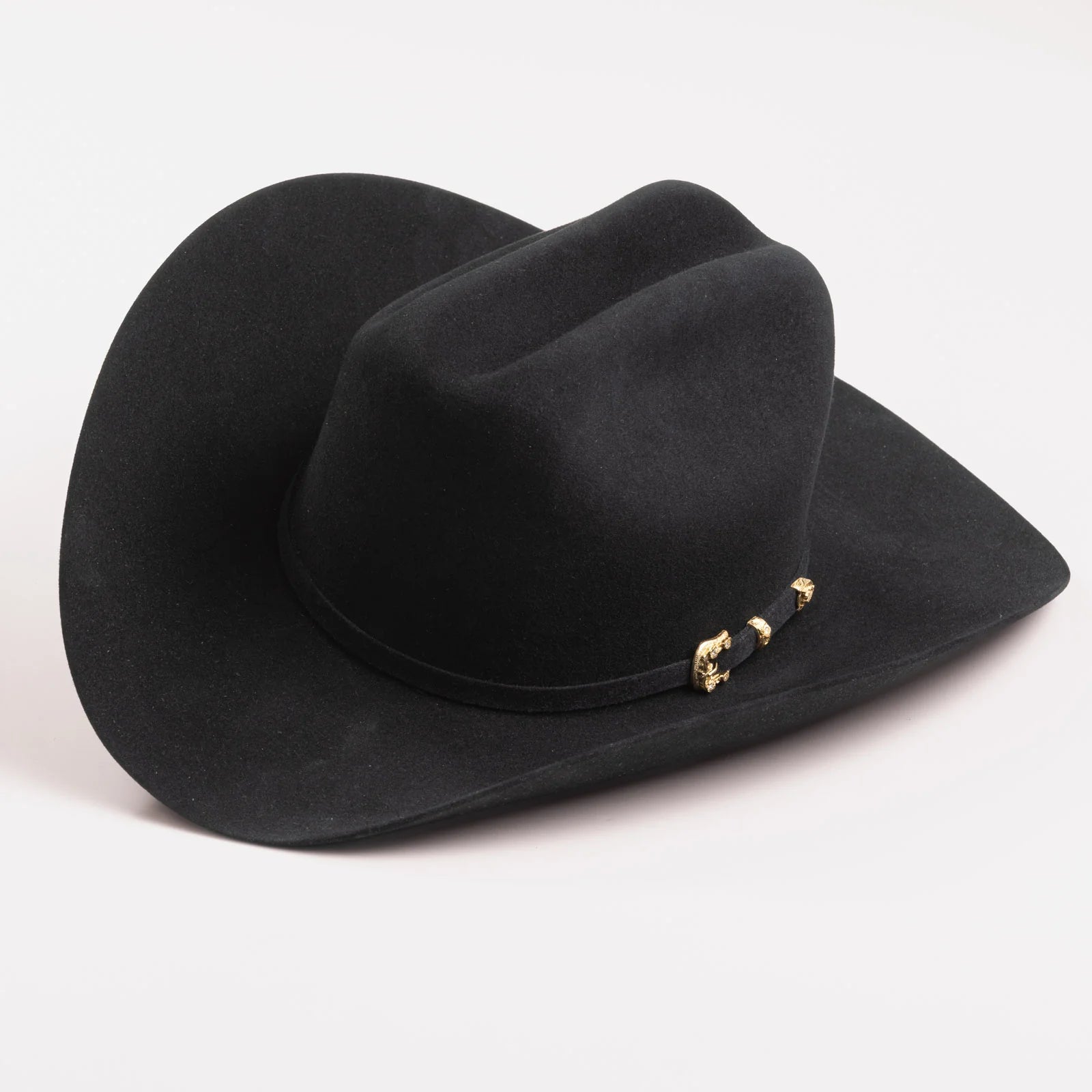 30X Opulento in Black | Larry Mahan Fur Felt Western