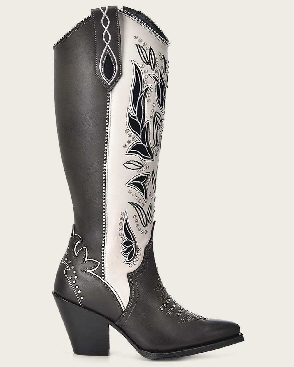 Oxford-Style Western Cowgirl Boots CU781