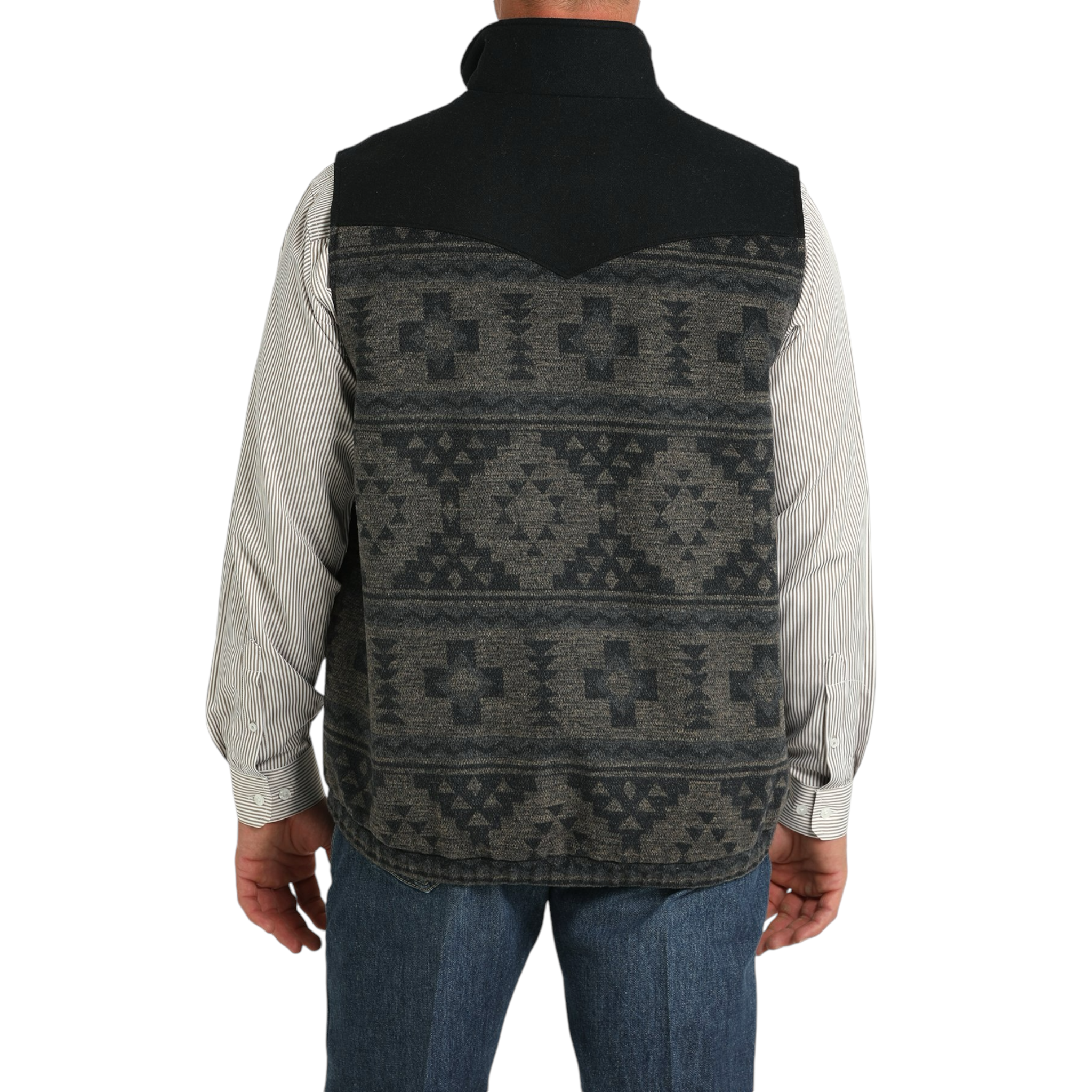 MEN'S CONCEALED CARRY AZTEC VEST-NAVY MWV1543012