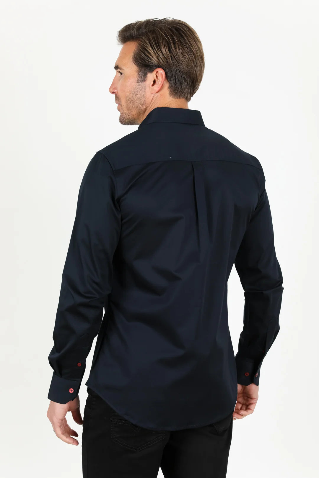 Cattle Dress Shirt NAVY CTL9262