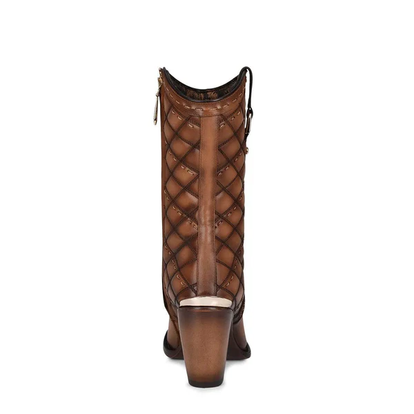 Cuadra CU623 LD Toledo Brown Embroidery & Women Round Toe