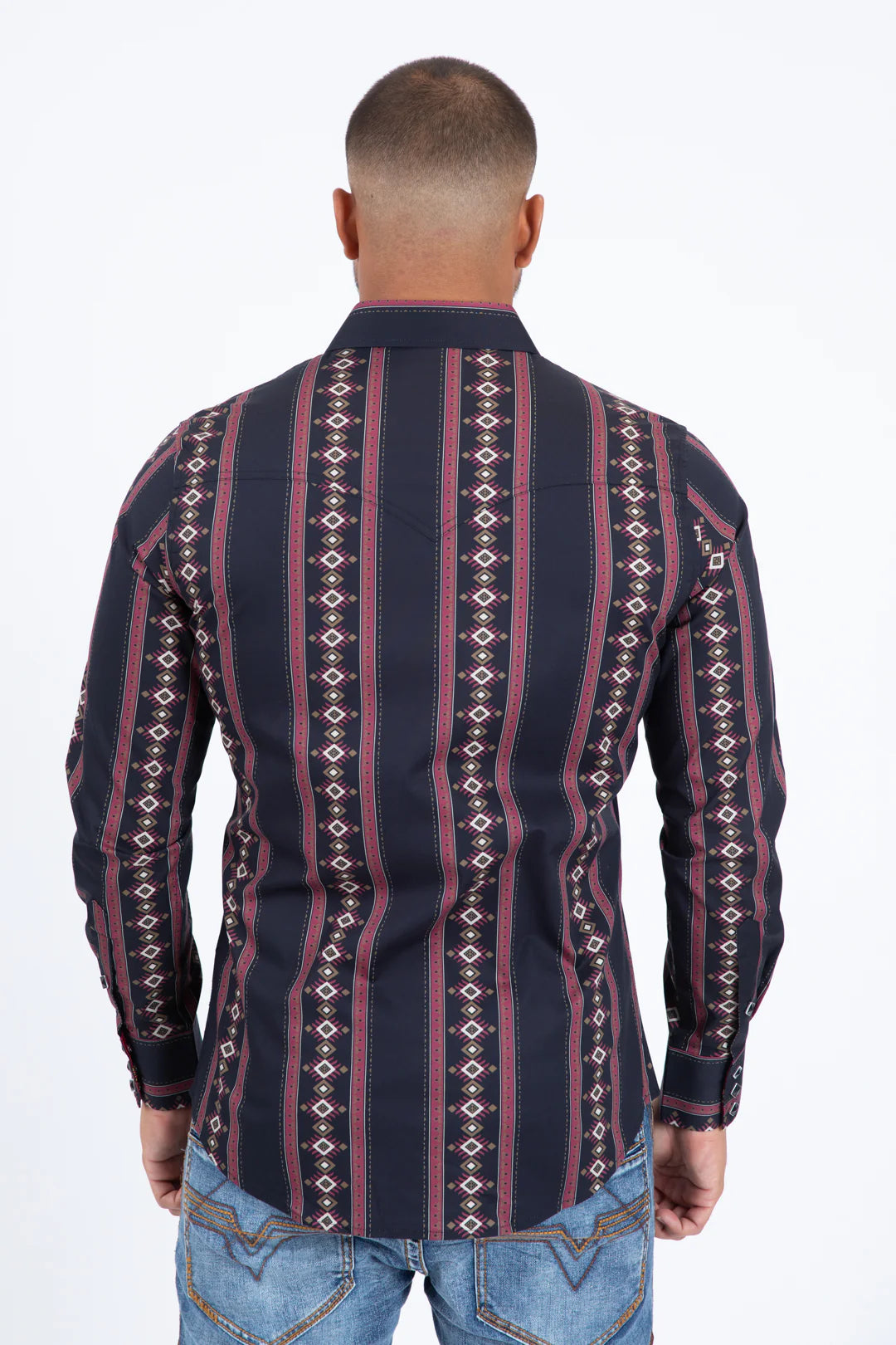 Platini Mens Western Modern Fit Cotton WPL11361