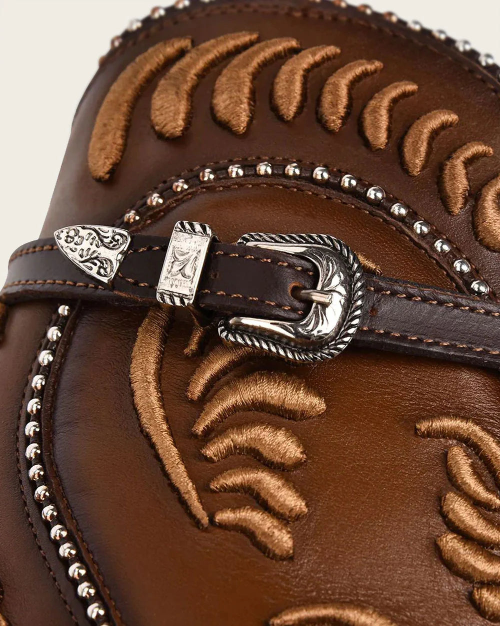 Embroidered Honey Ankle Booties CU483