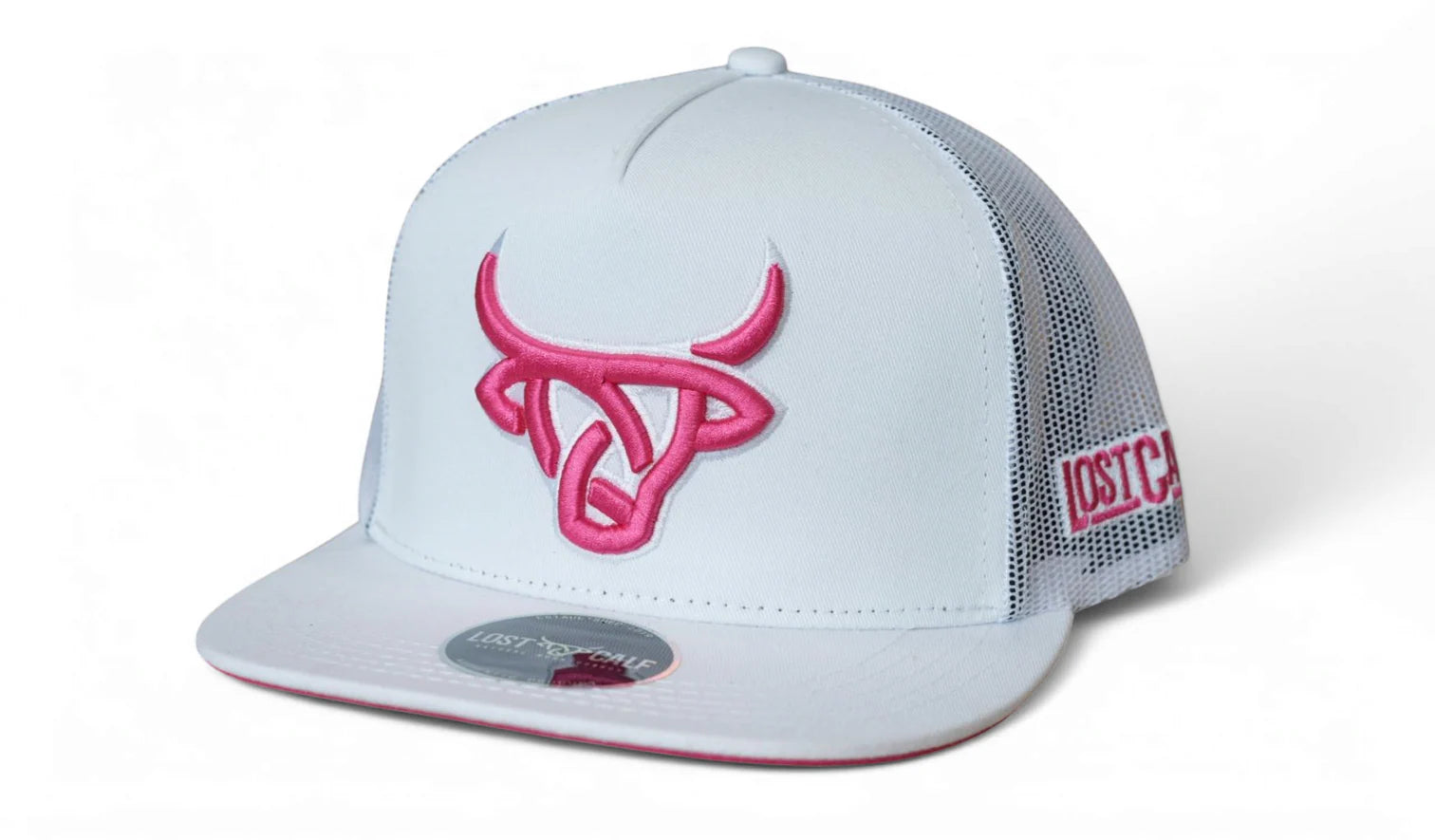 White Rosy Flat Lost Calf Cap LC1000