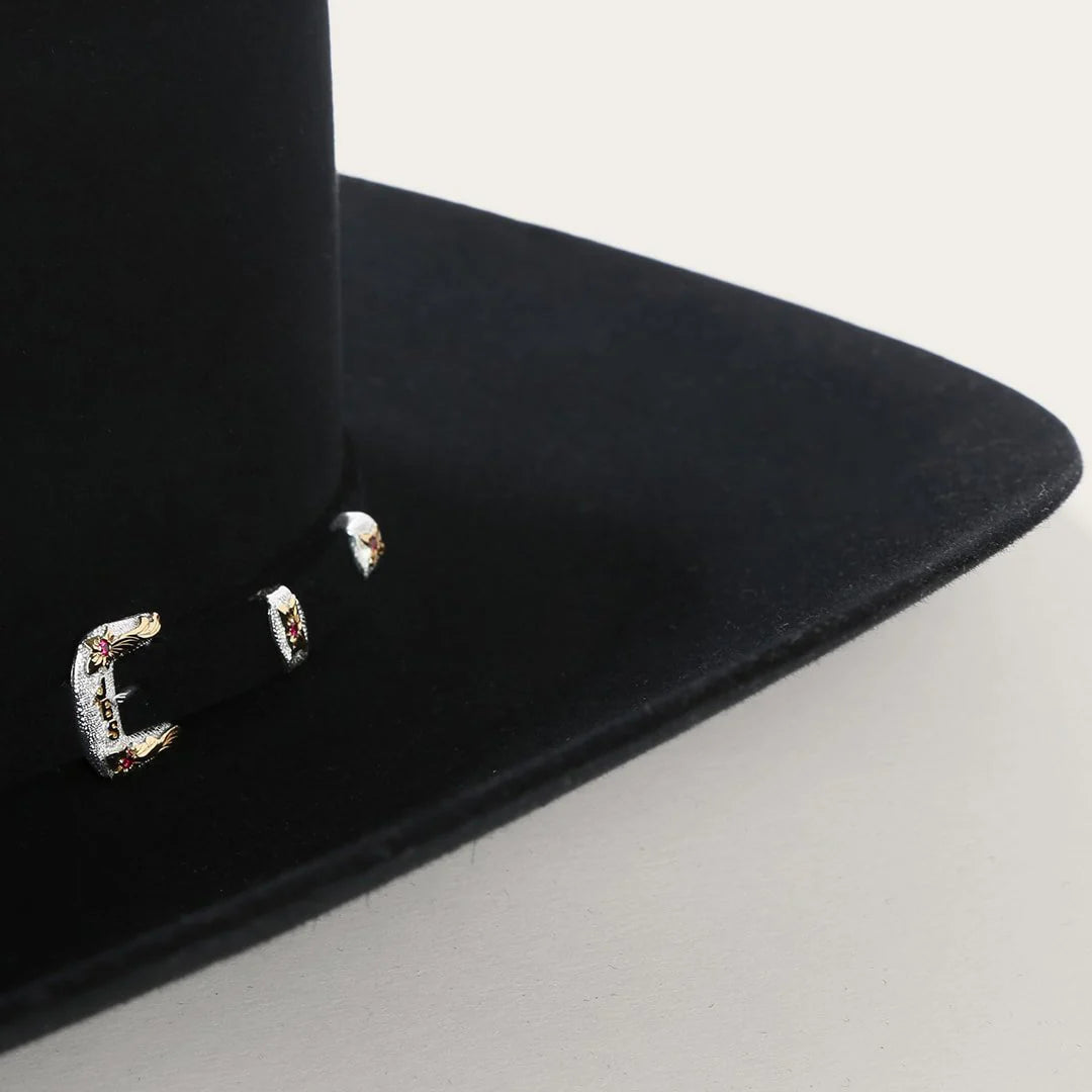 El Patron black 30X Cowboy Hat