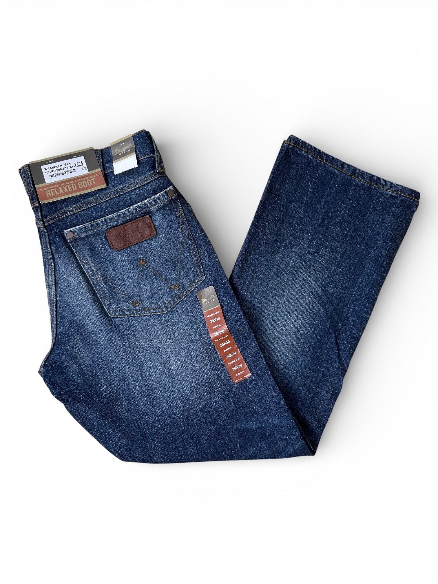 Wrangler Retro® Relaxed Boot Men’s Jeans – Medium Wash 1027MWZ