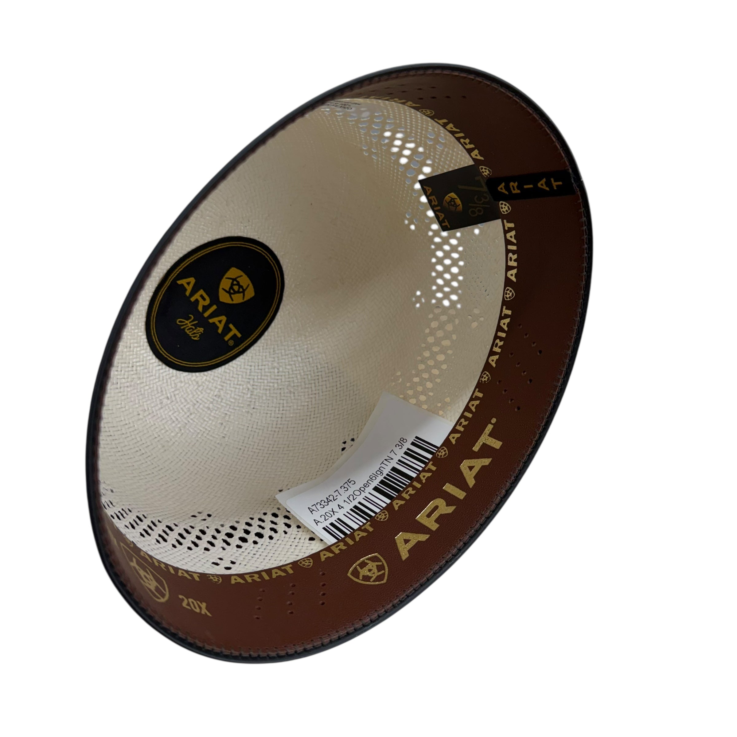 Ariat 20X Open Crown Bangora Straw Cowboy Hat A73342