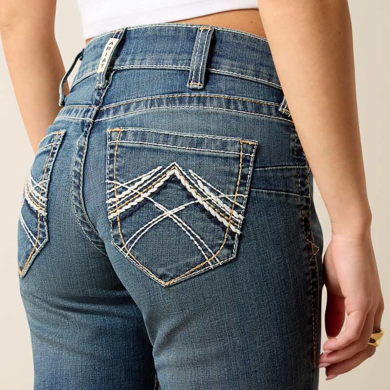 Ariat Women’s Perfect Rise Bootcut Jeans – Medium Wash 10016202