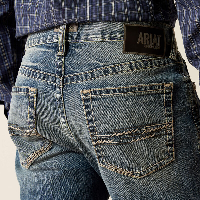 M2 Traditional Relaxed Buster Boot Cut Jeans 10051878