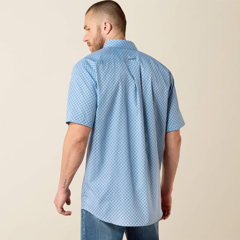 BLISSFUL BLUE MEDALLION PRINT 10071740