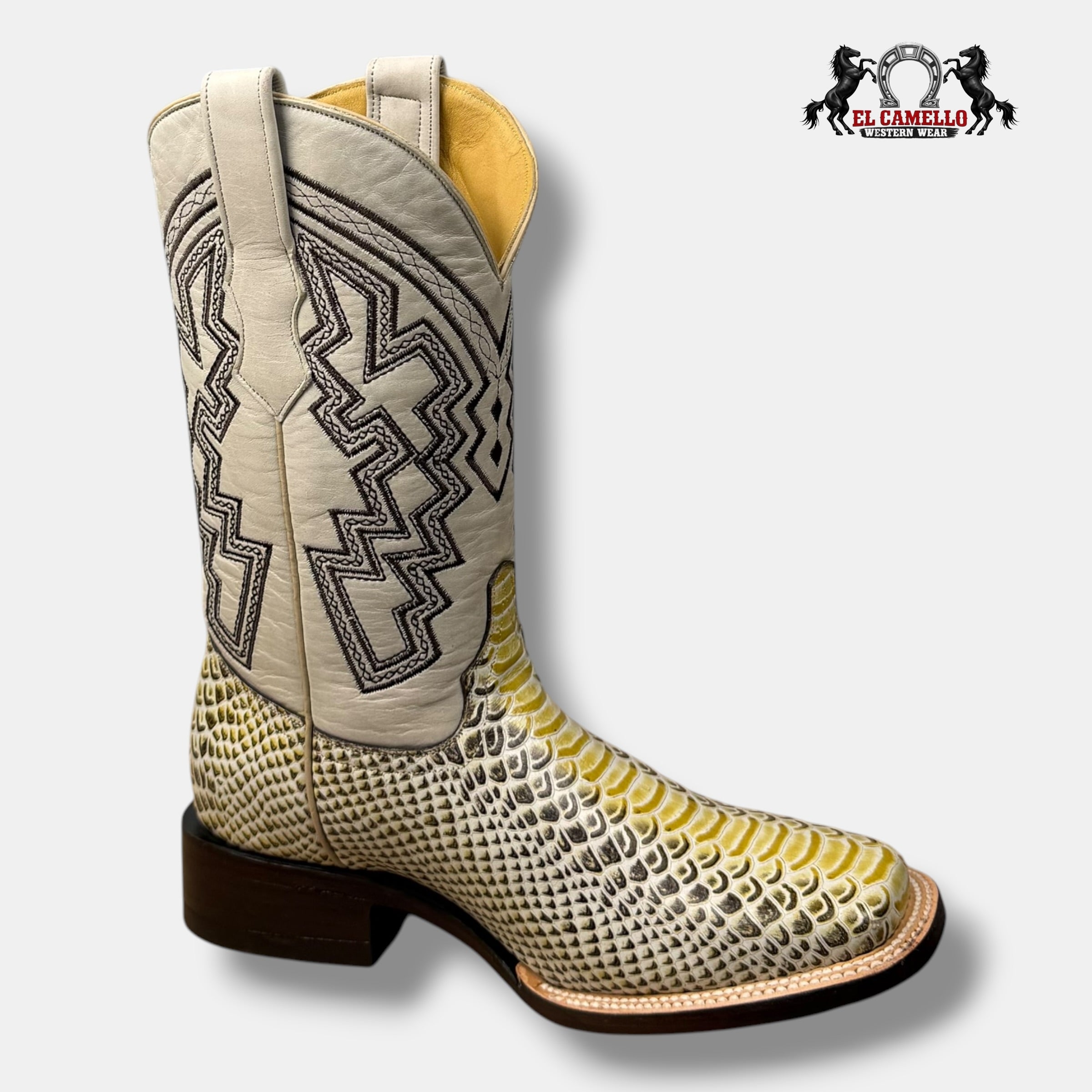 Python Grabado Natural Torres Boots TBRCC153