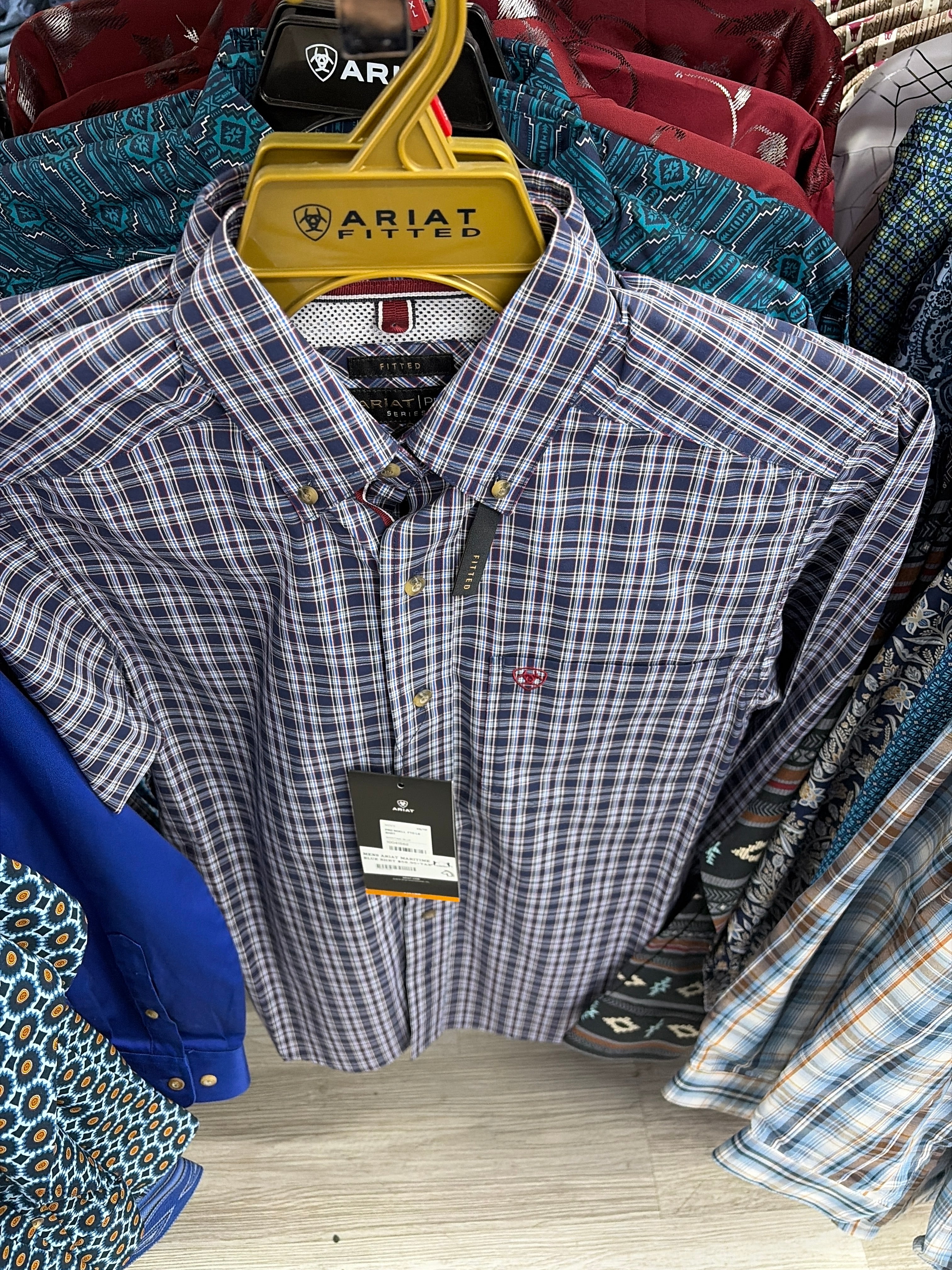 Ariat Maritime blue shirt 10041562