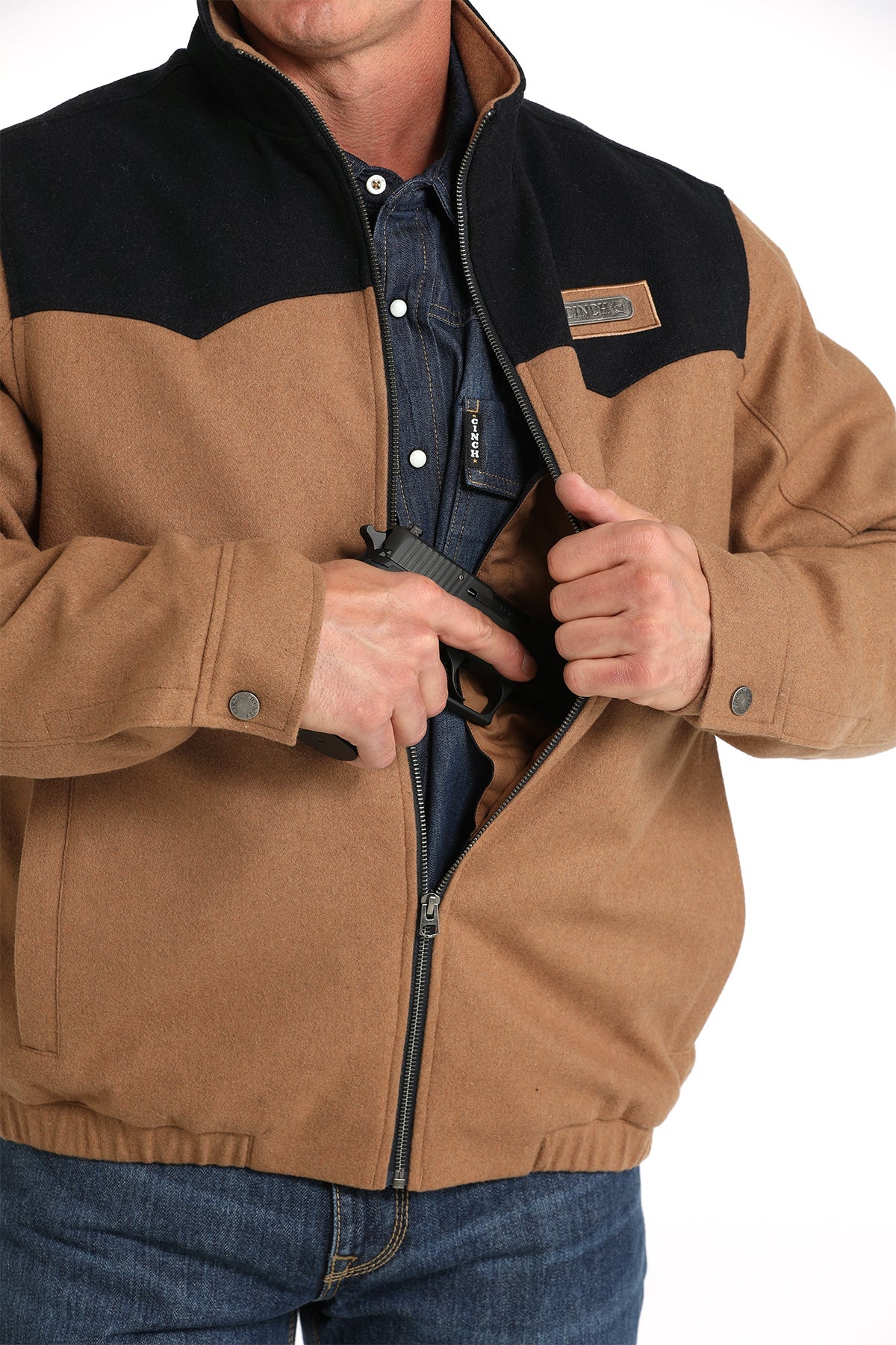 Men's Cinch Conceal Carry Wool Jacket #MWJ1590003