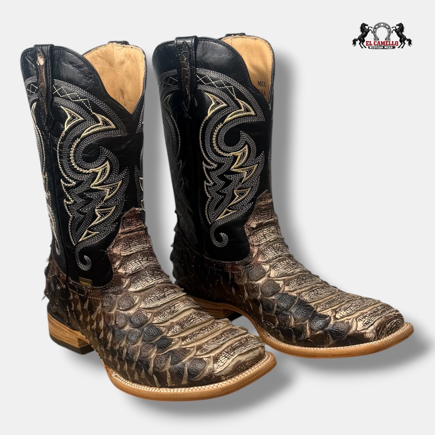 Python Jumbo Cafe-Natural Torres Boots TBRCC181
