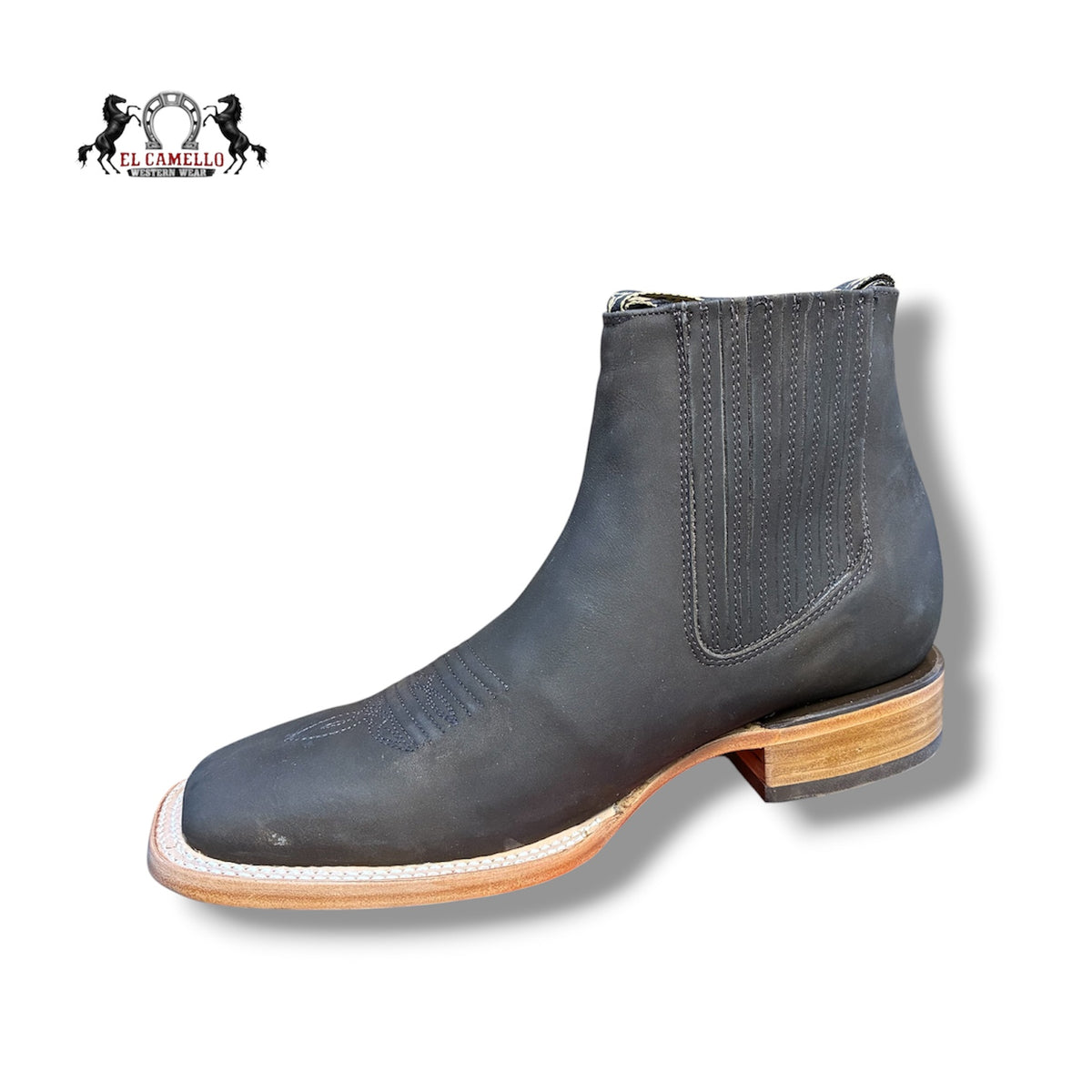 NOBUCK CAFE BULLDOG/CUERO TORRES BOOTS