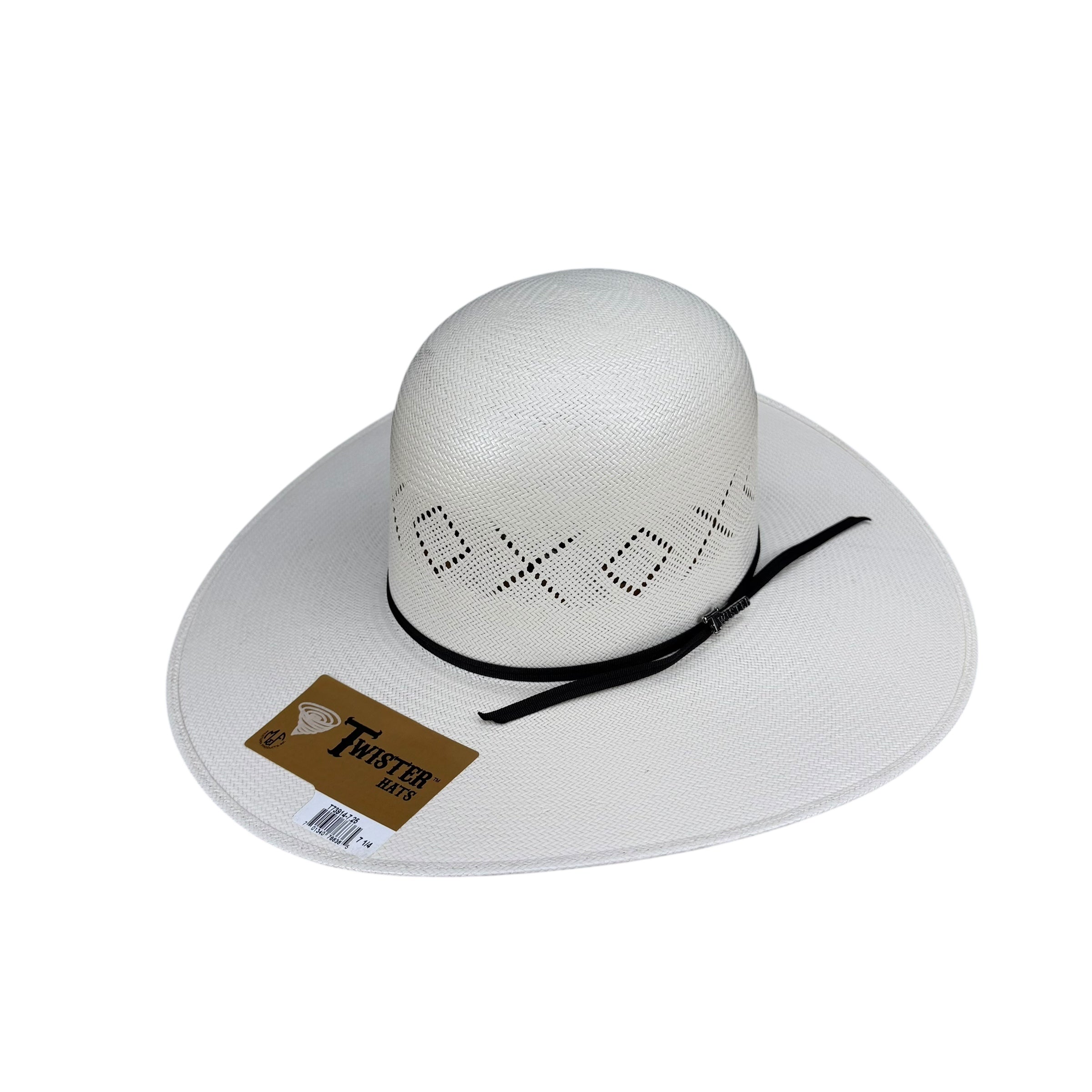 20X Twister Open Crown Straw 4 1/2’ Brim T73914