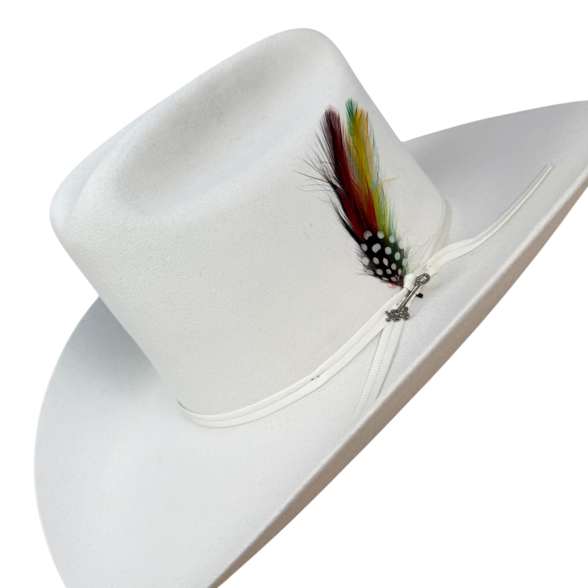 Stetson 6X White Rancher Felt Cowboy Hat