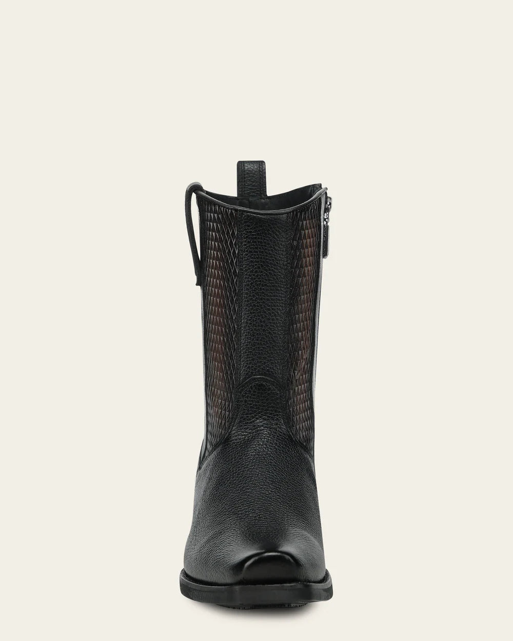 Urban Boot In Genuine Italian Deer Black And Bovine Leather CC297