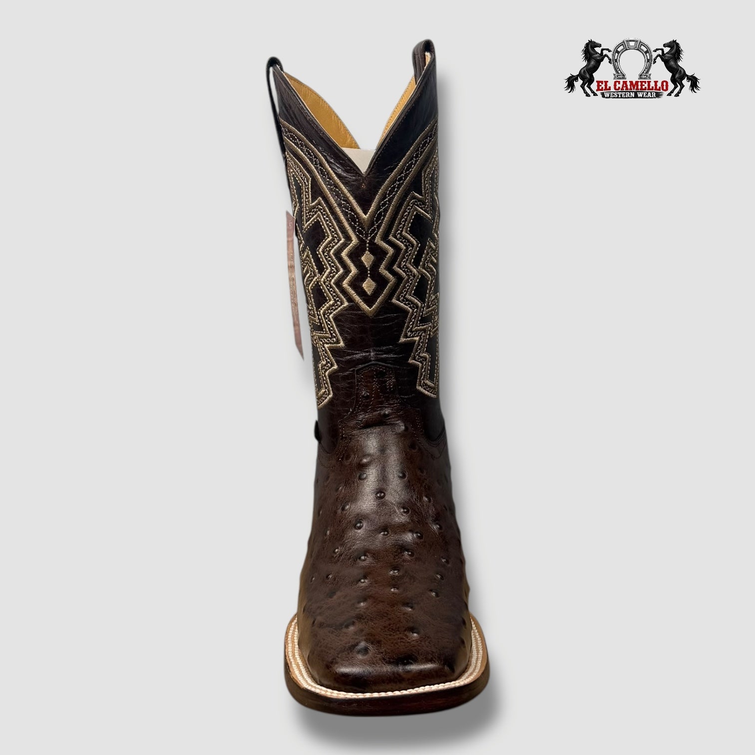 Avestruz Grabado Cafe Torres Boots TBRCC124
