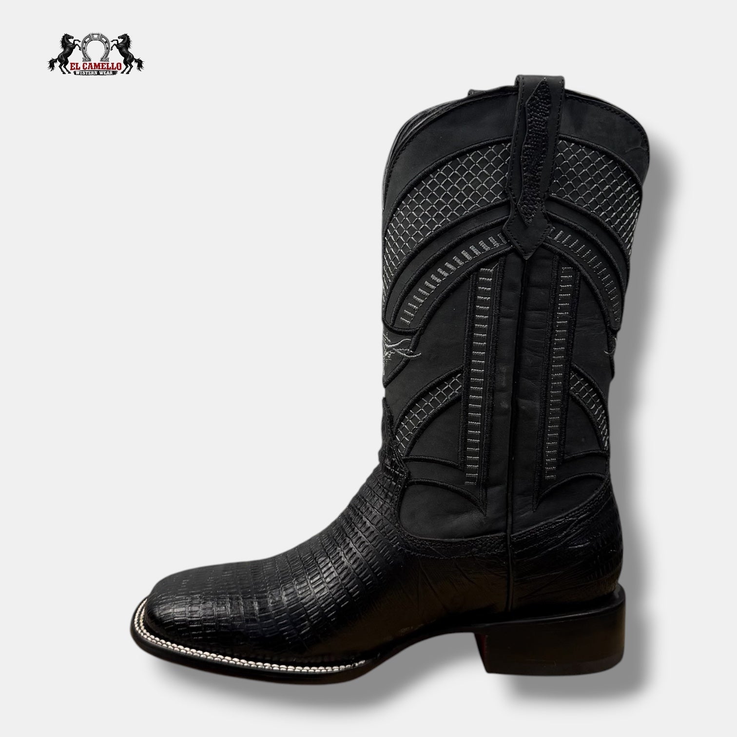 Lizard Negro -Negro  Torres Boots