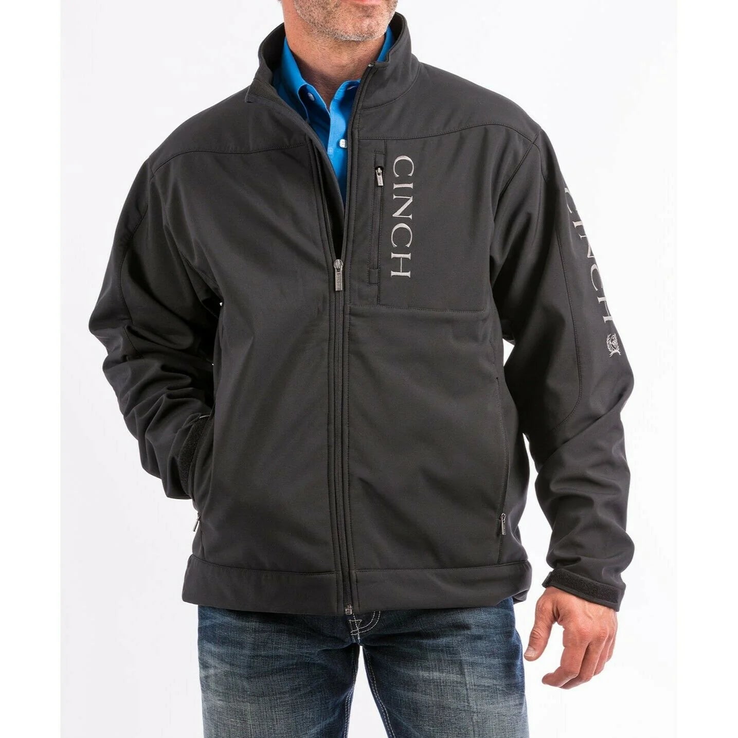 MENS CINCH BLACK CONCEALED CARRY BONDED JKT STYLE #MWJ1043014