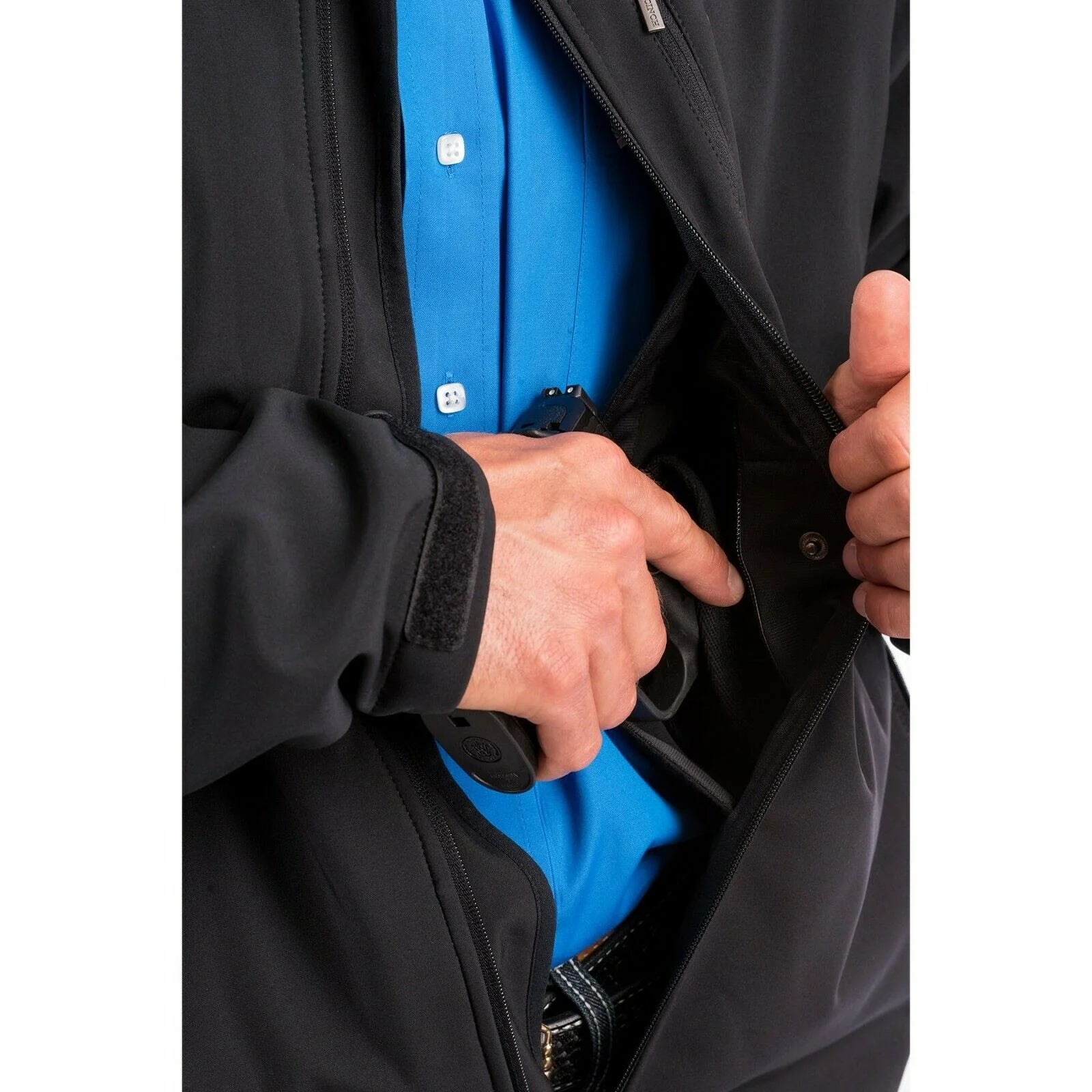 MENS CINCH BLACK CONCEALED CARRY BONDED JKT STYLE #MWJ1043014