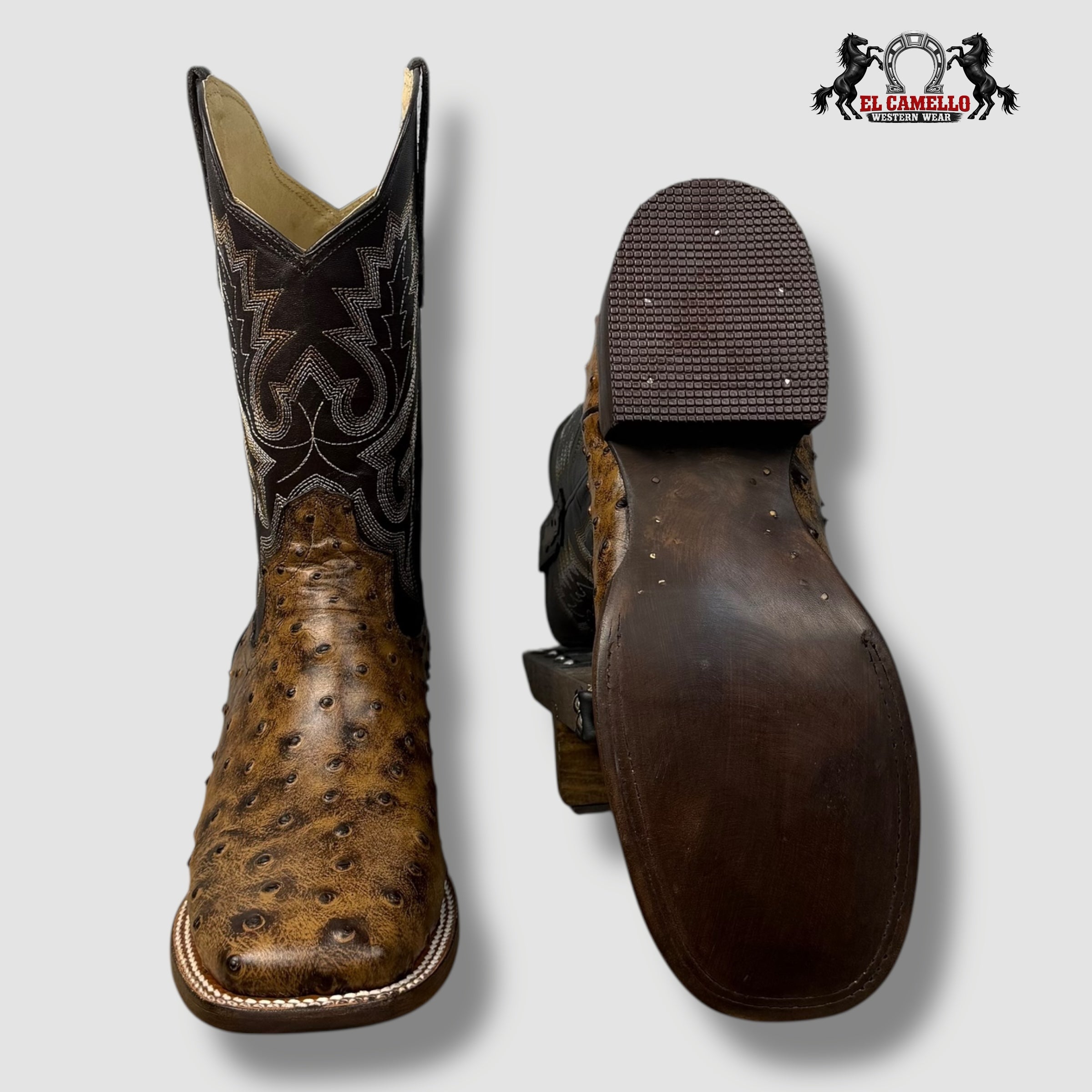 Avestruz Miel Rodeo Torres Boots TBRCC145