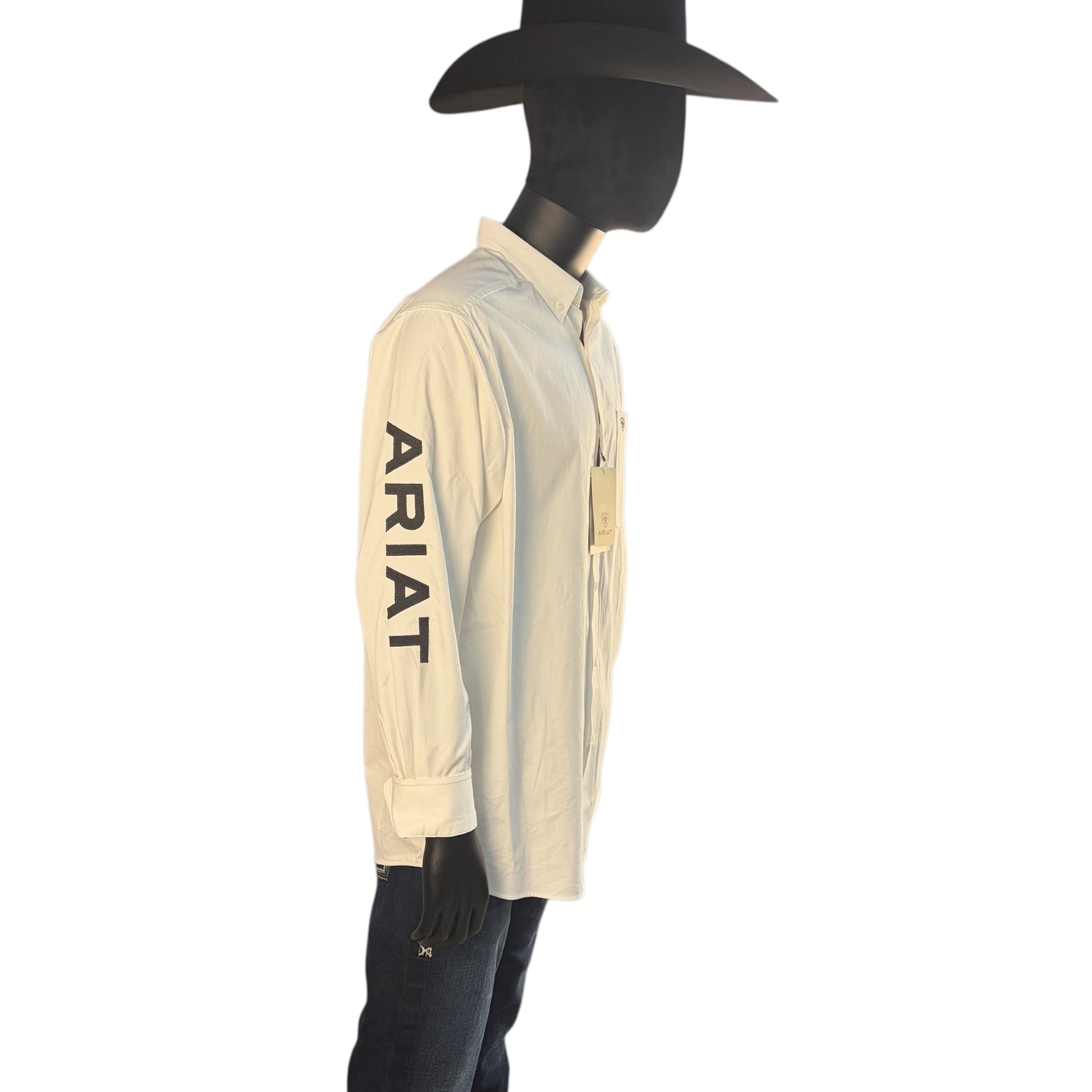 Ariat Men’s White Solid Long Sleeve Western Shirt
