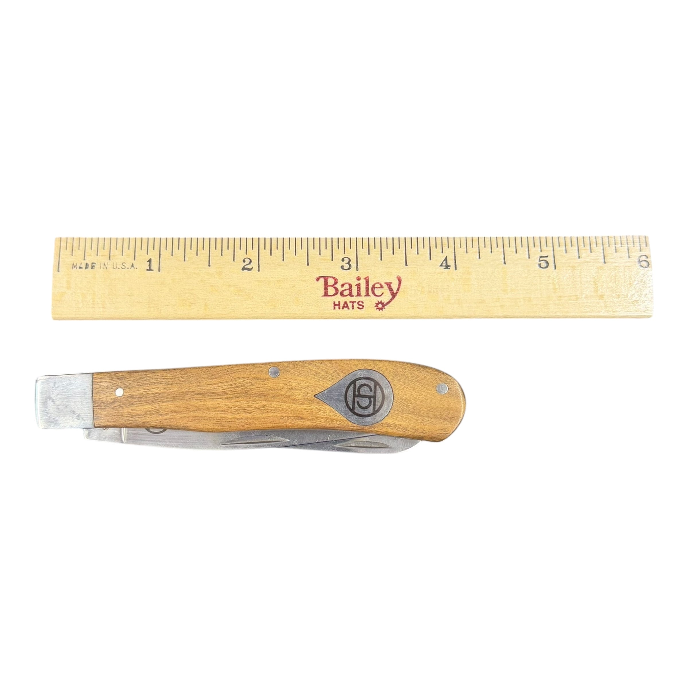 Circle SH Cutlery CSHR8 Folding Pocket Knife – Wood Handle