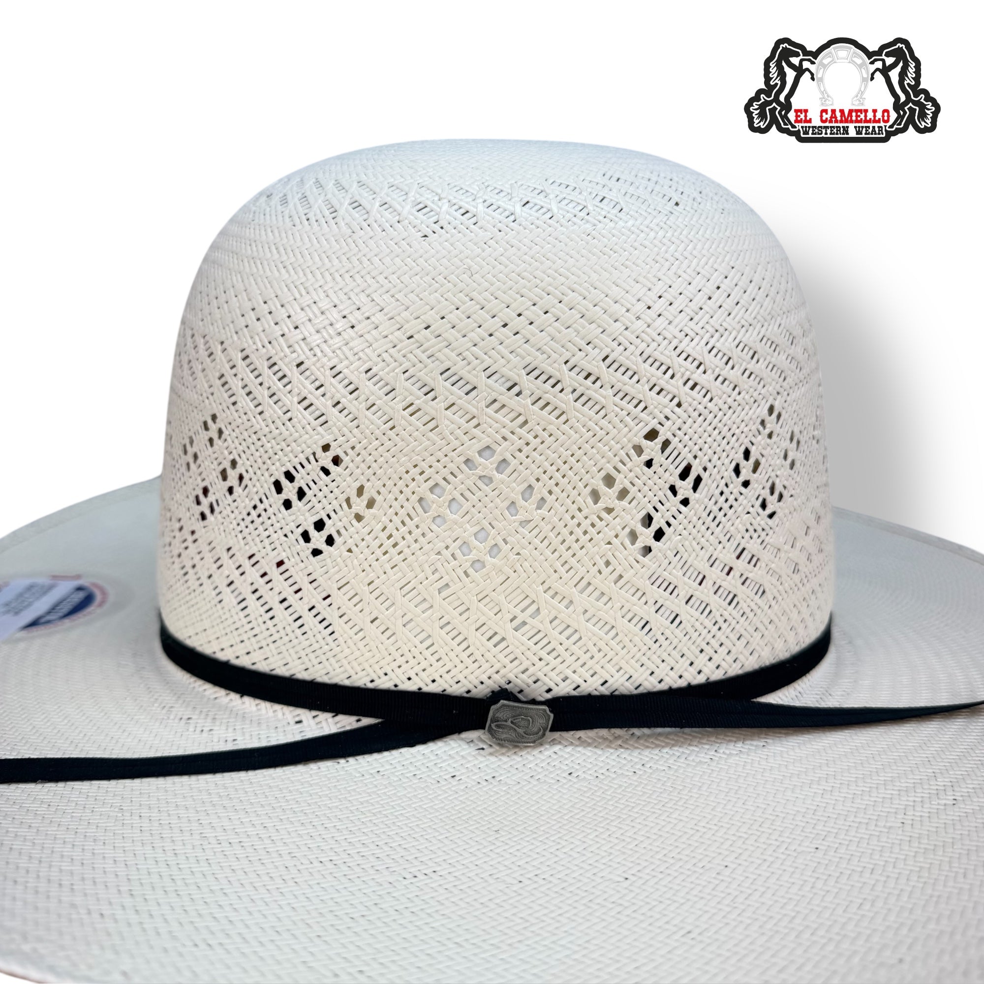 Resistol Latigo 81 Natural Straw Hat – 4 1/4” Brim (Oval Crown)