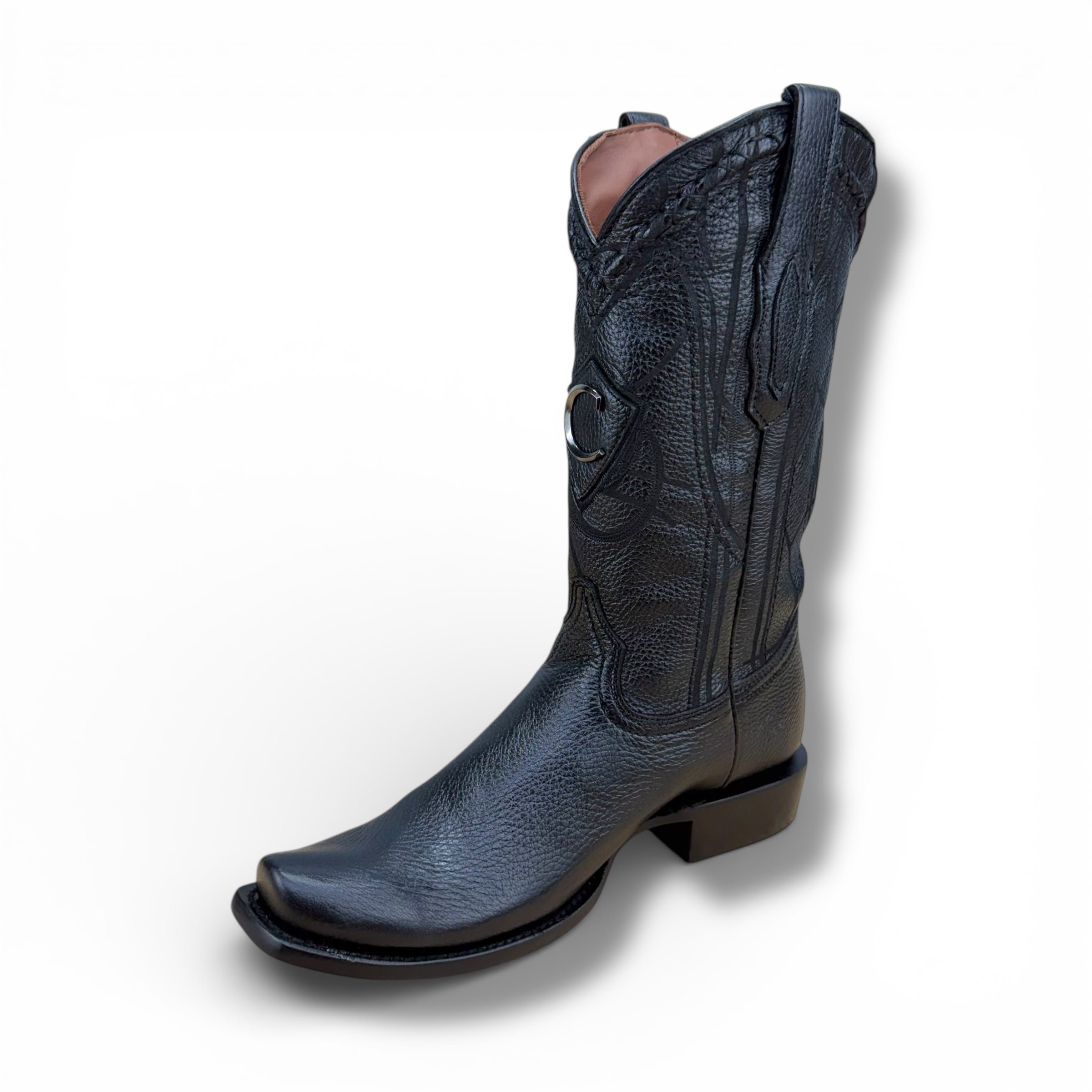 Cuadra CU587 Italian Deer Boot – Black