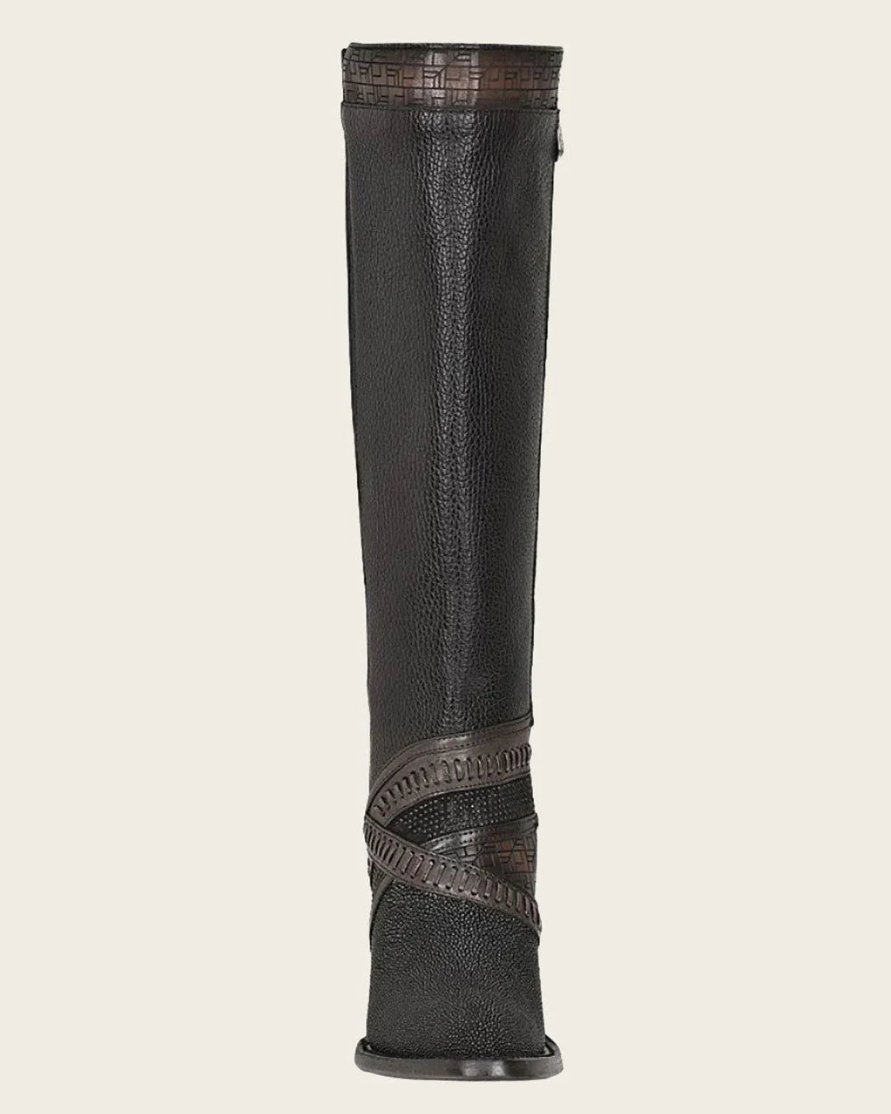 Cuadra CU725 Tall Black Western Boot