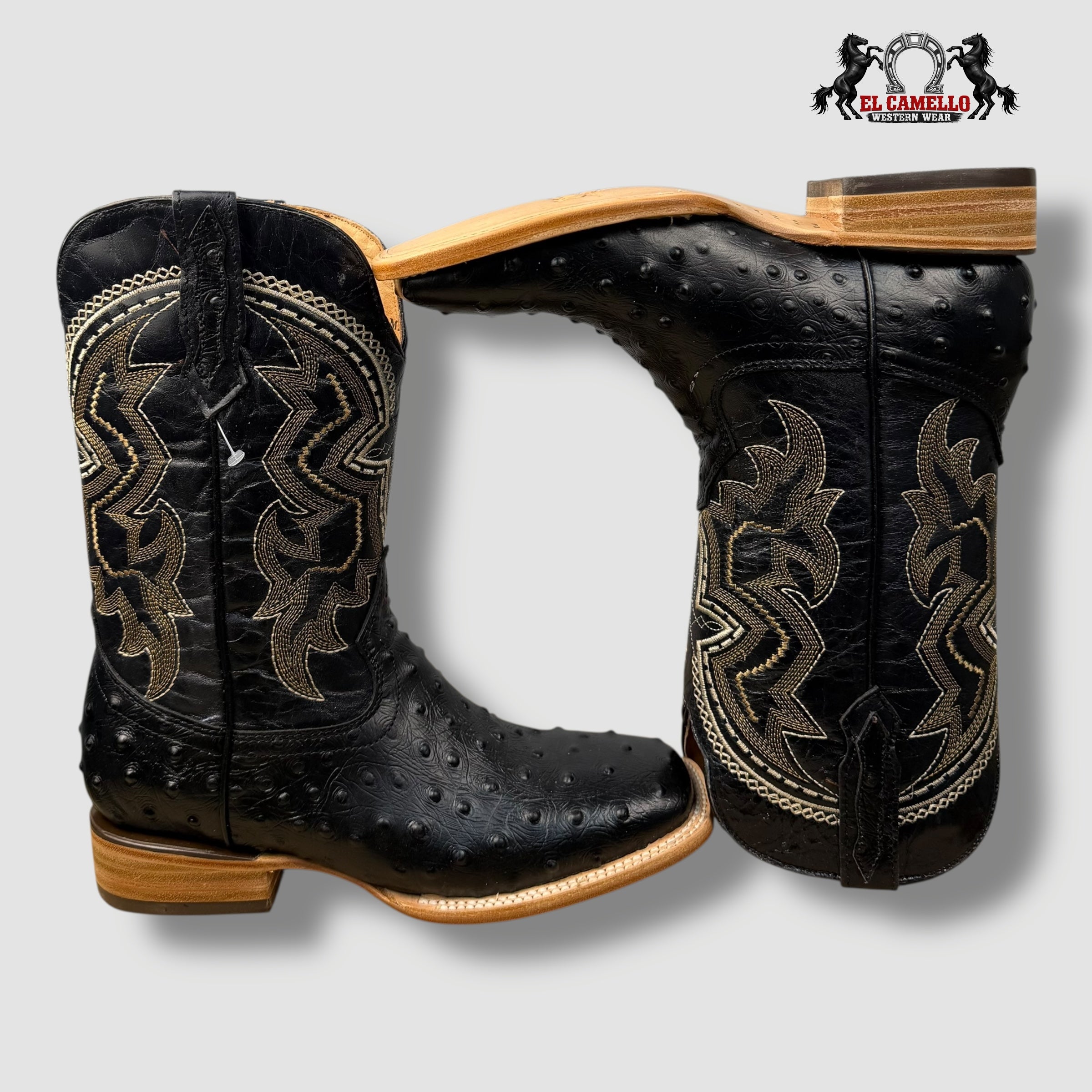 Avestruz Negro Torres Boots TBRCC134