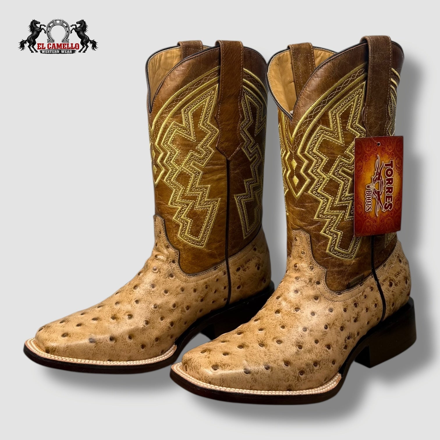 Avestruz Grabado Arena Torres Boots TBRCC127