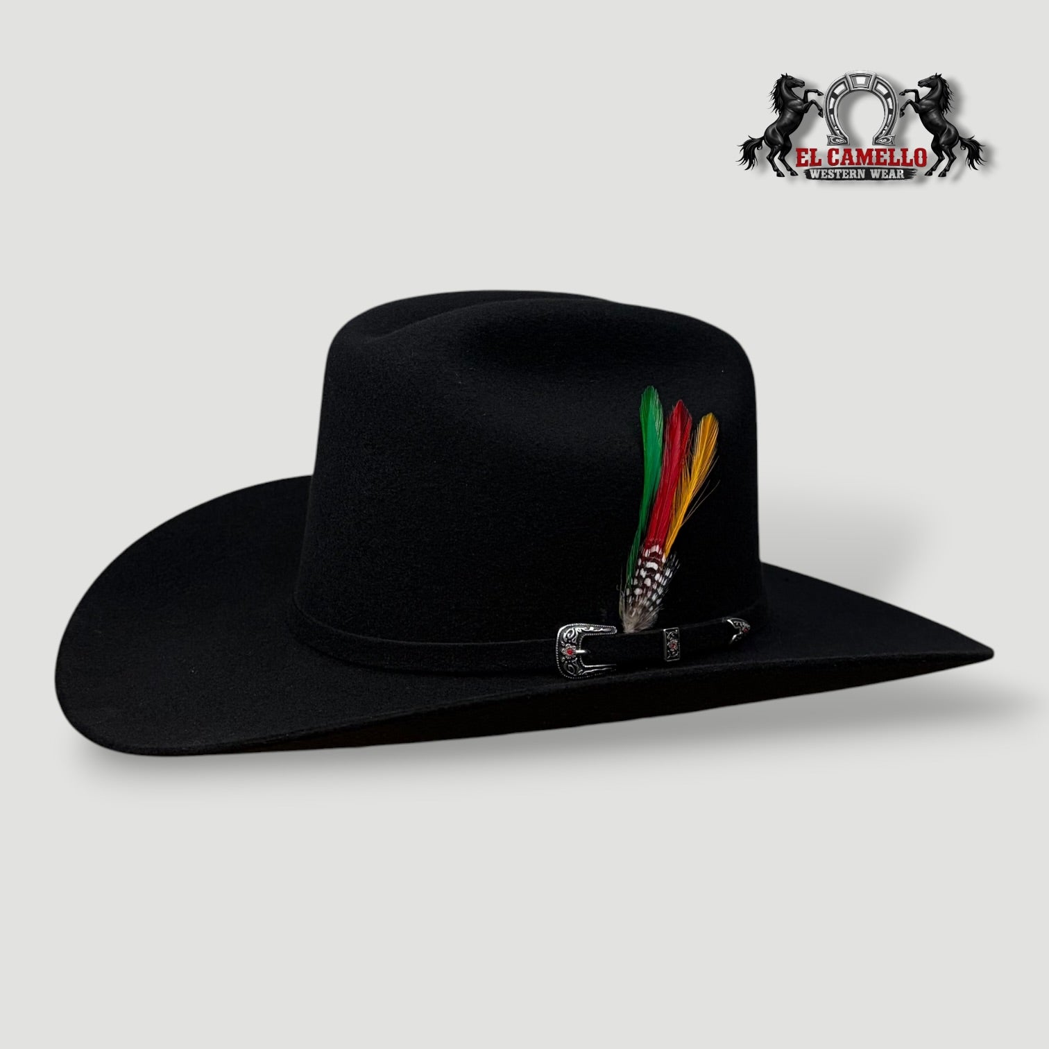 6x Torres Ranch "JOHNSON" Felt - Black