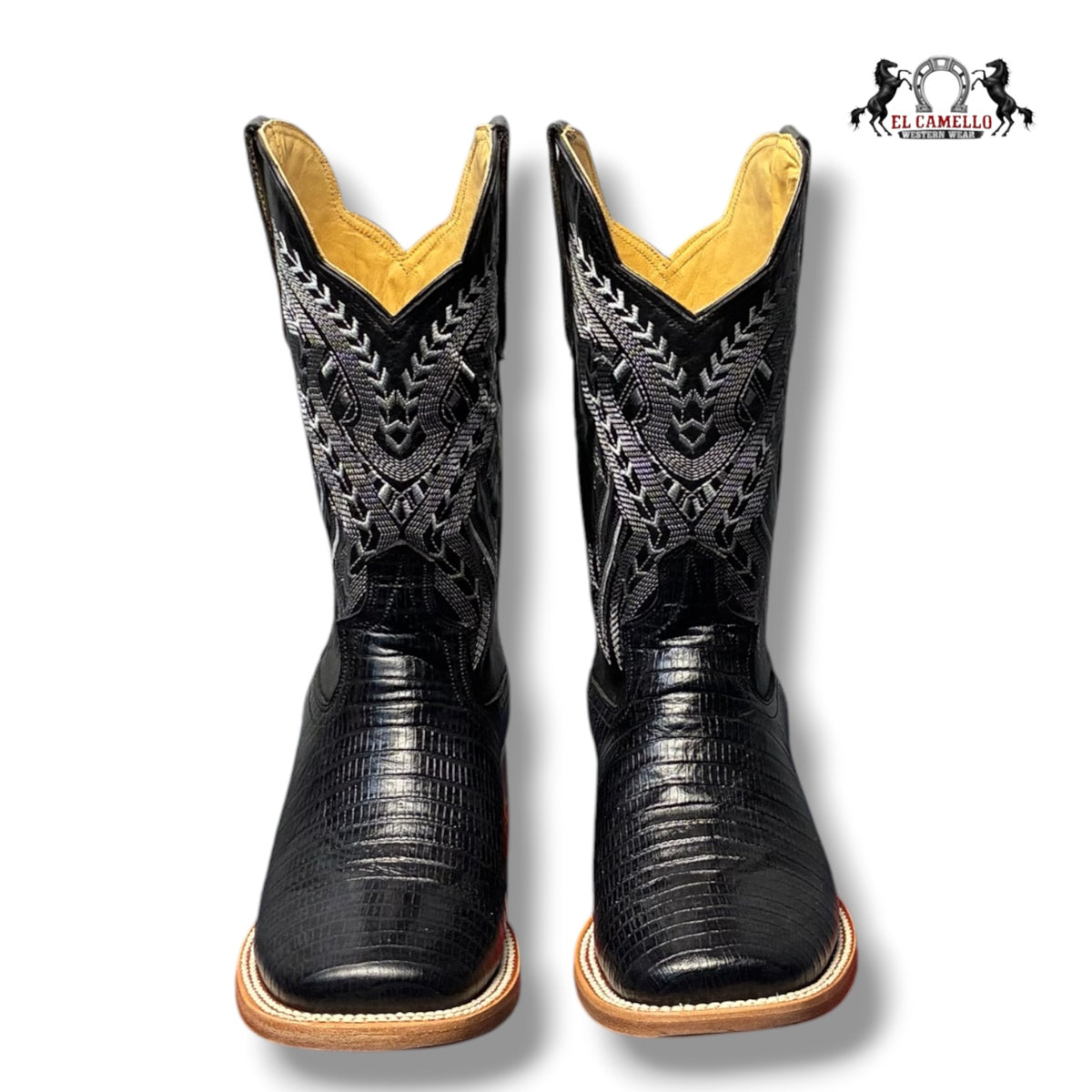 LIZARD NEGRO TBRCC207 TORRES BOOTS TODOS TIENEN ETIQUETA