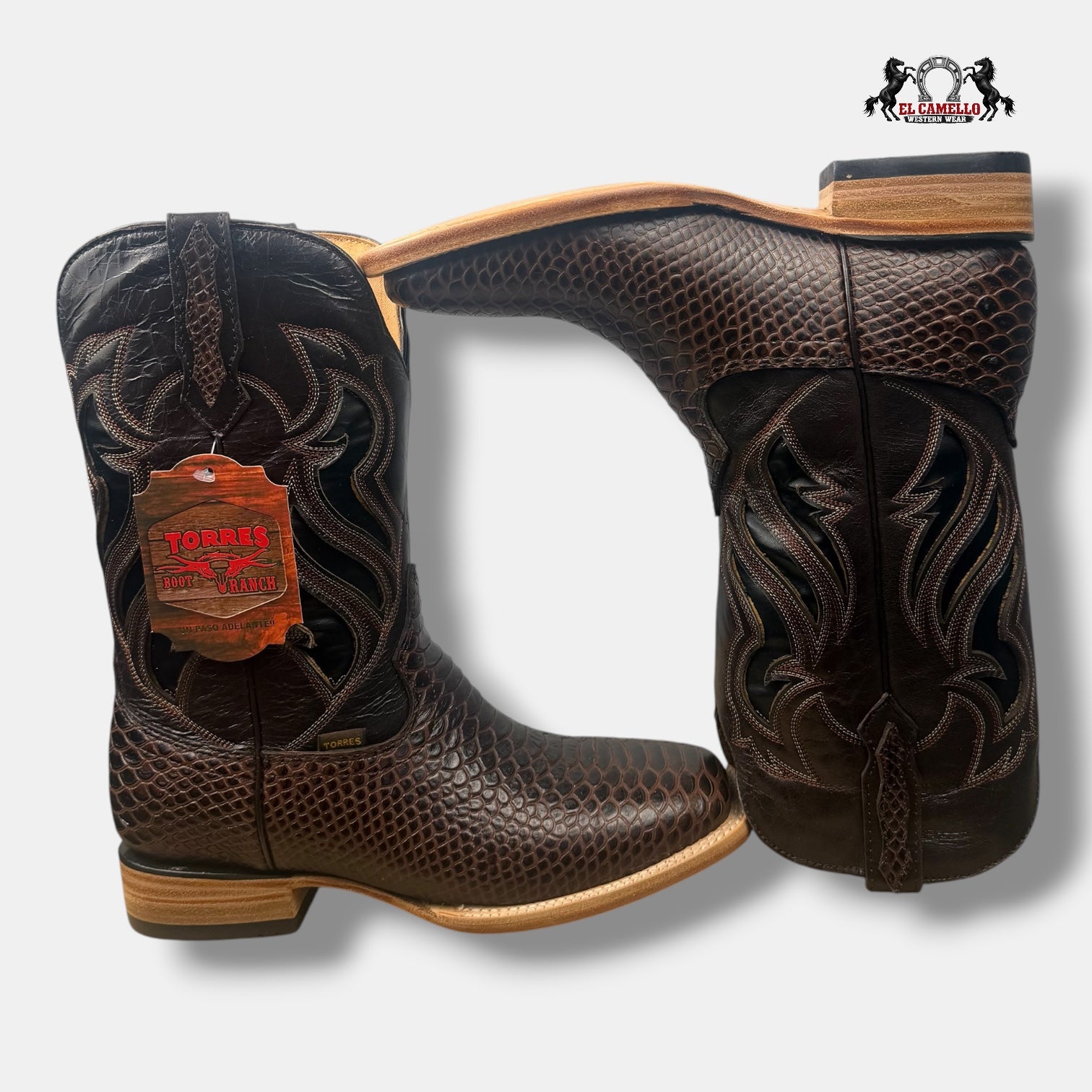 Python Lacer Cafe Torres Boots TBRCC162