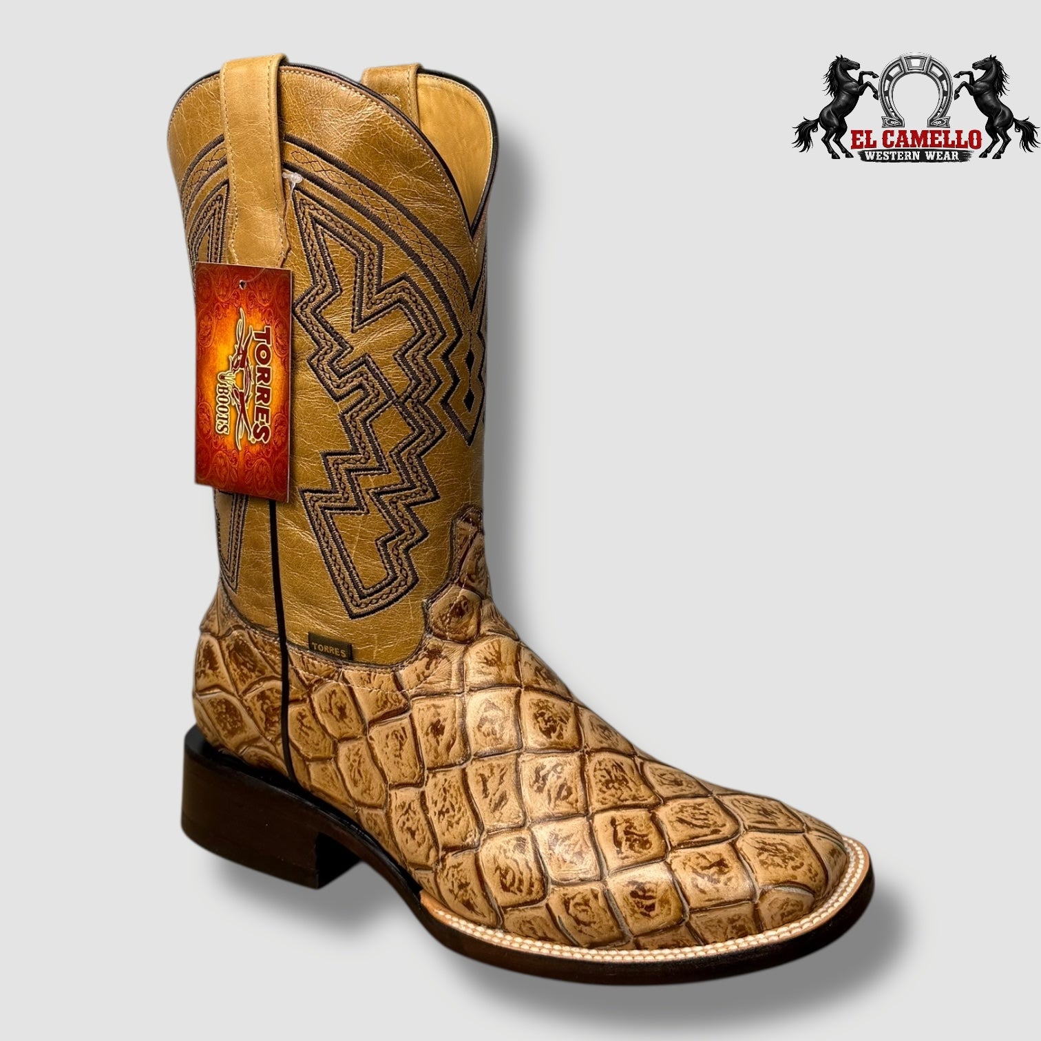 Pescado Grabado Arena Torres Boots