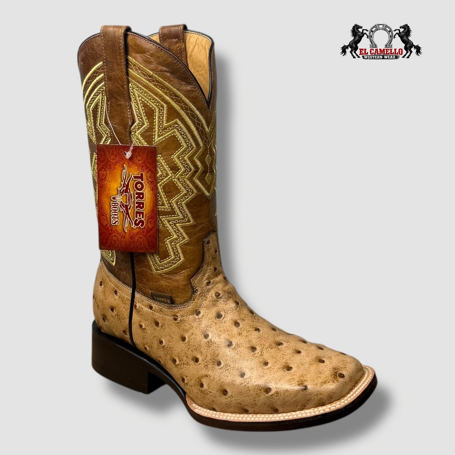 Avestruz Grabado Arena Torres Boots TBRCC127
