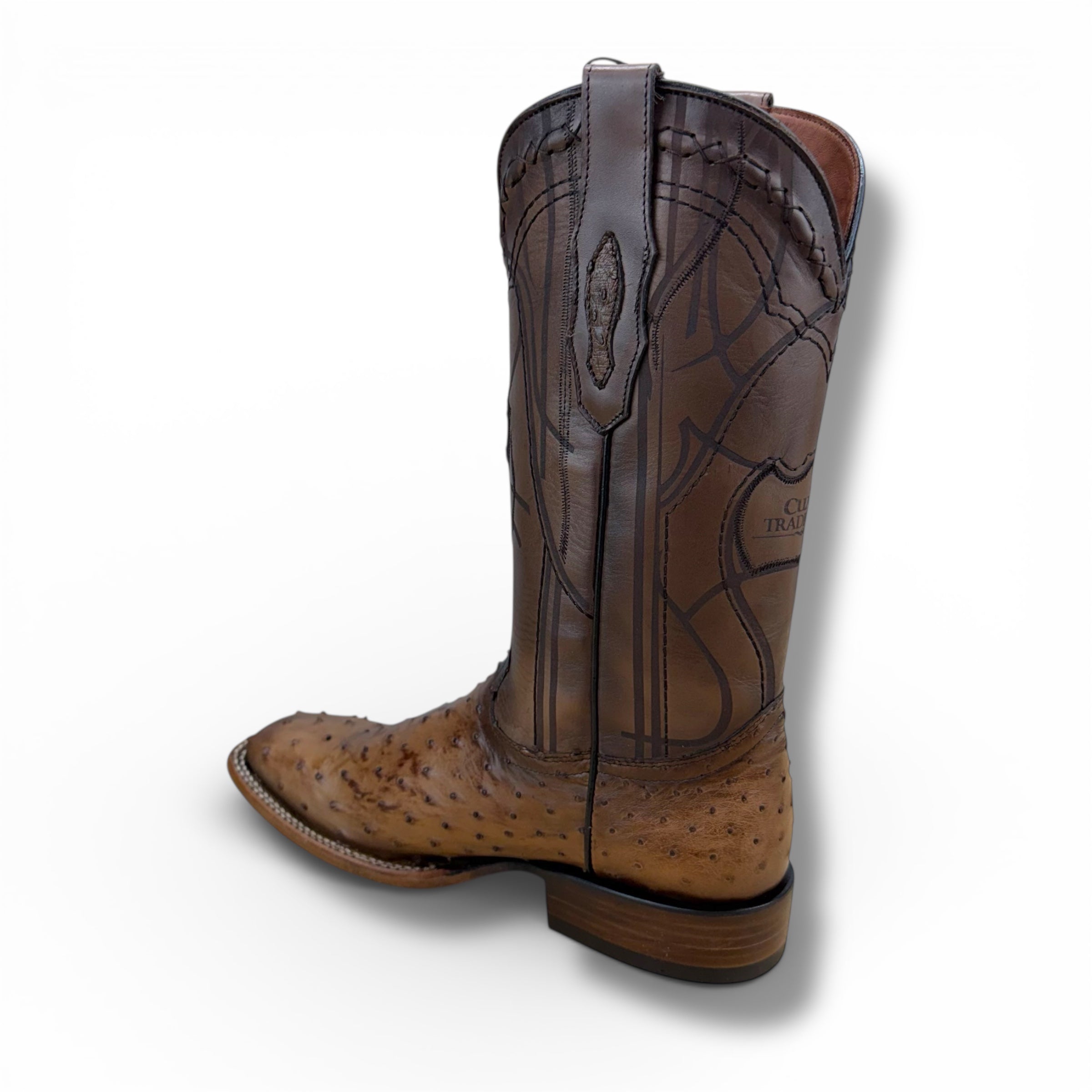 Cuadra CU744 Ostrich Boot – Lugano Brown