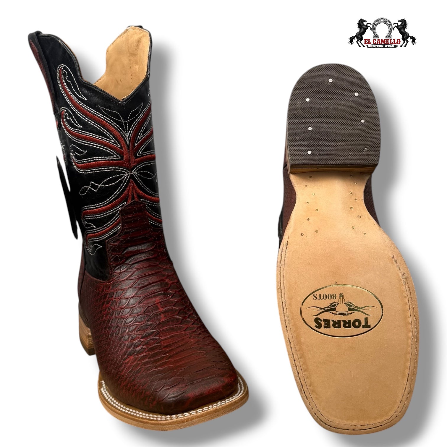 Python Black Cherry Torres Boots TBRCC160
